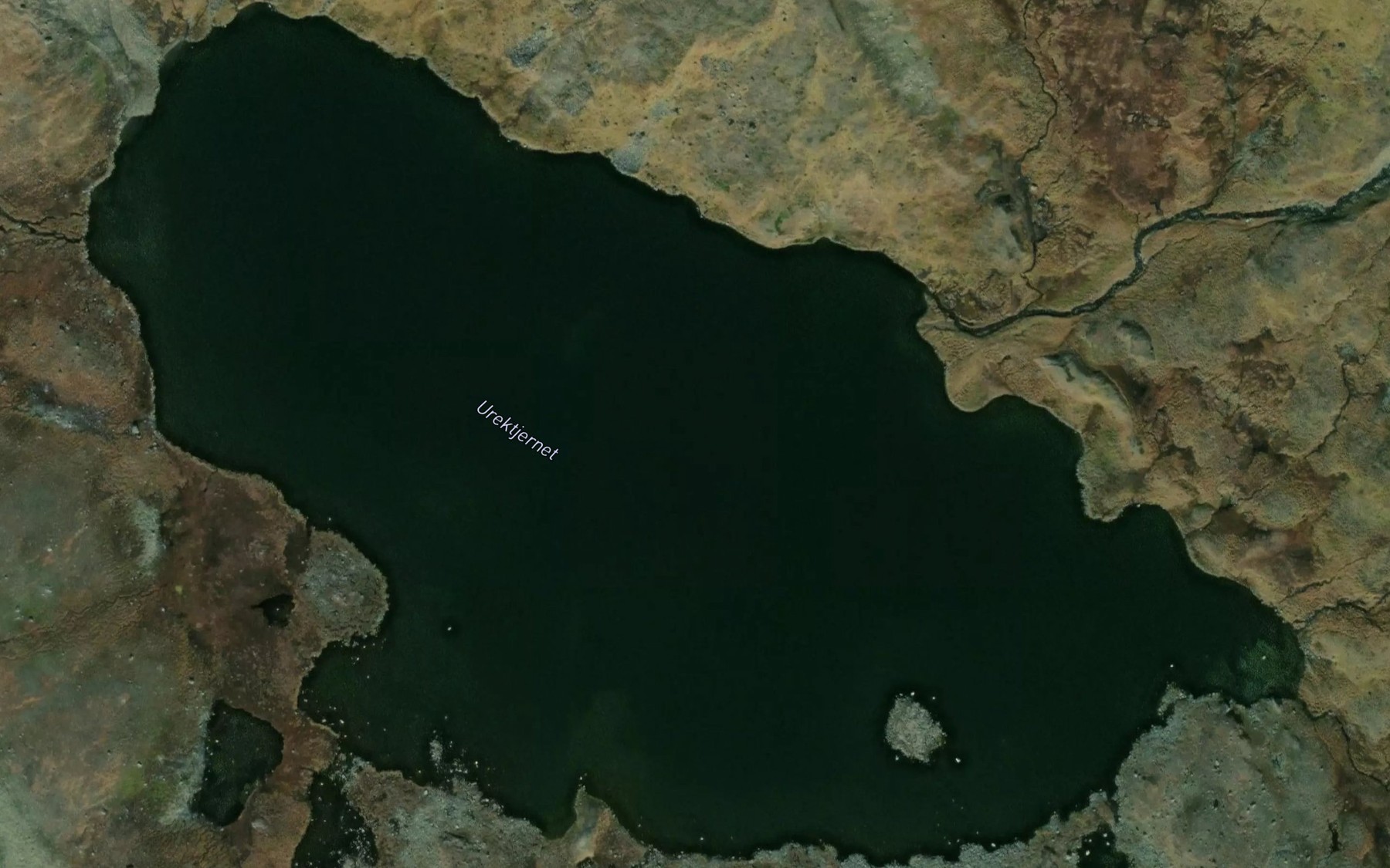 Satellite map of the Urektjernet