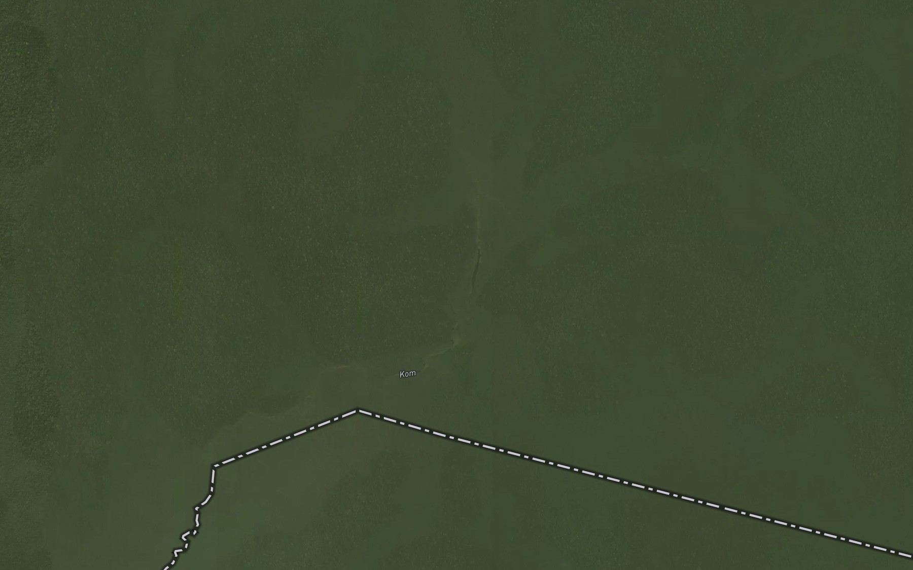 Satellite map of the Yete