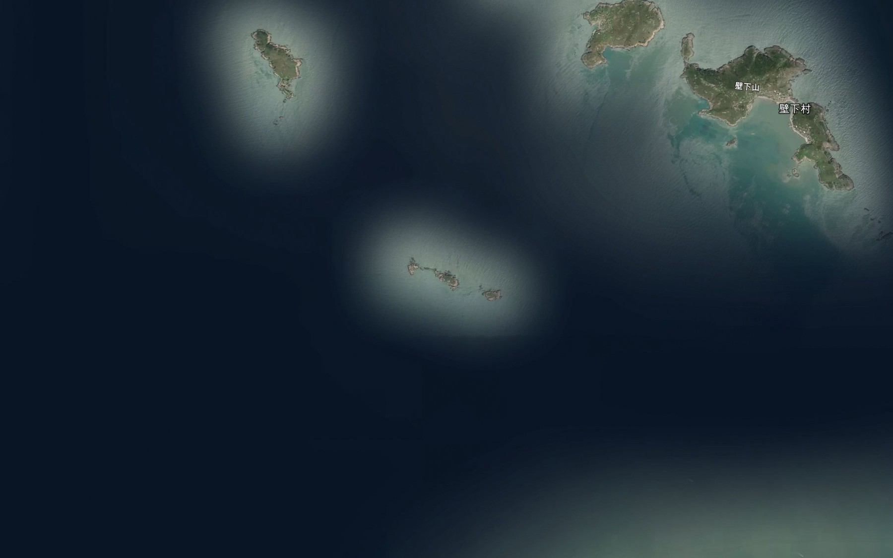 Satellite map of the Zhonghuang Jiao