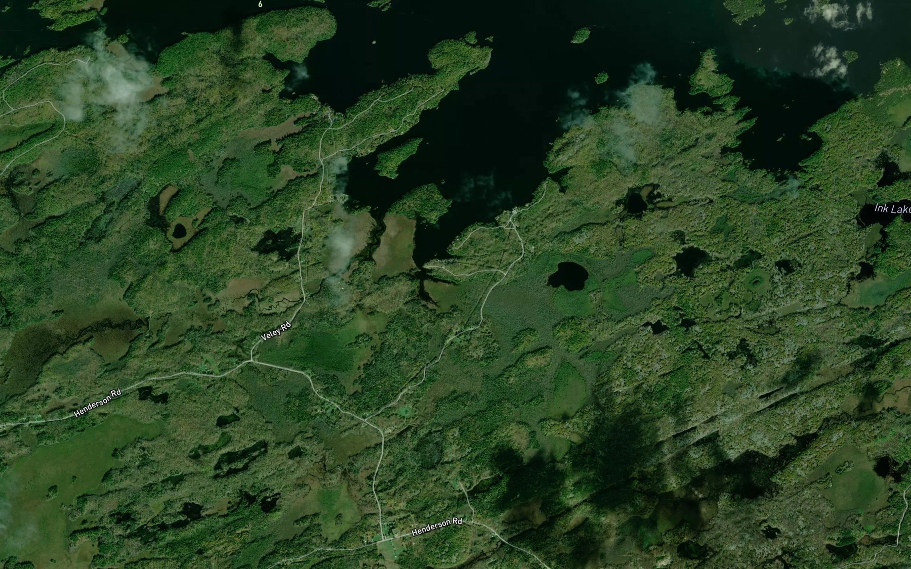 Satellite map of the Kirk Cove