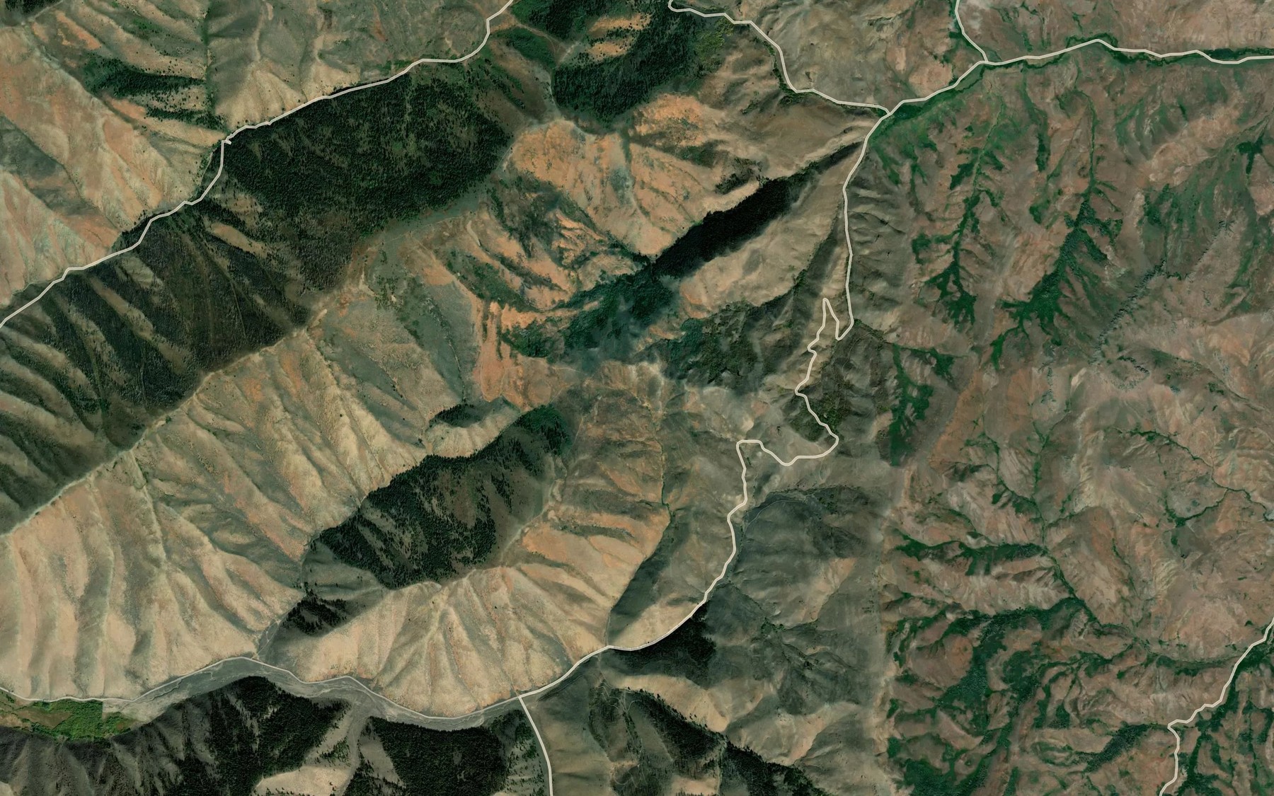 Satellite map of the Italian Spring