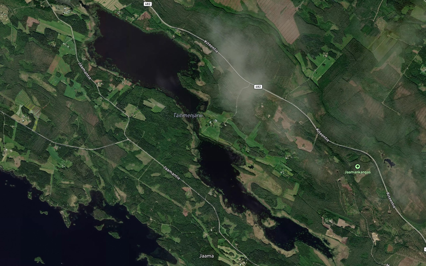Satellite map of the Taitimenjarvi