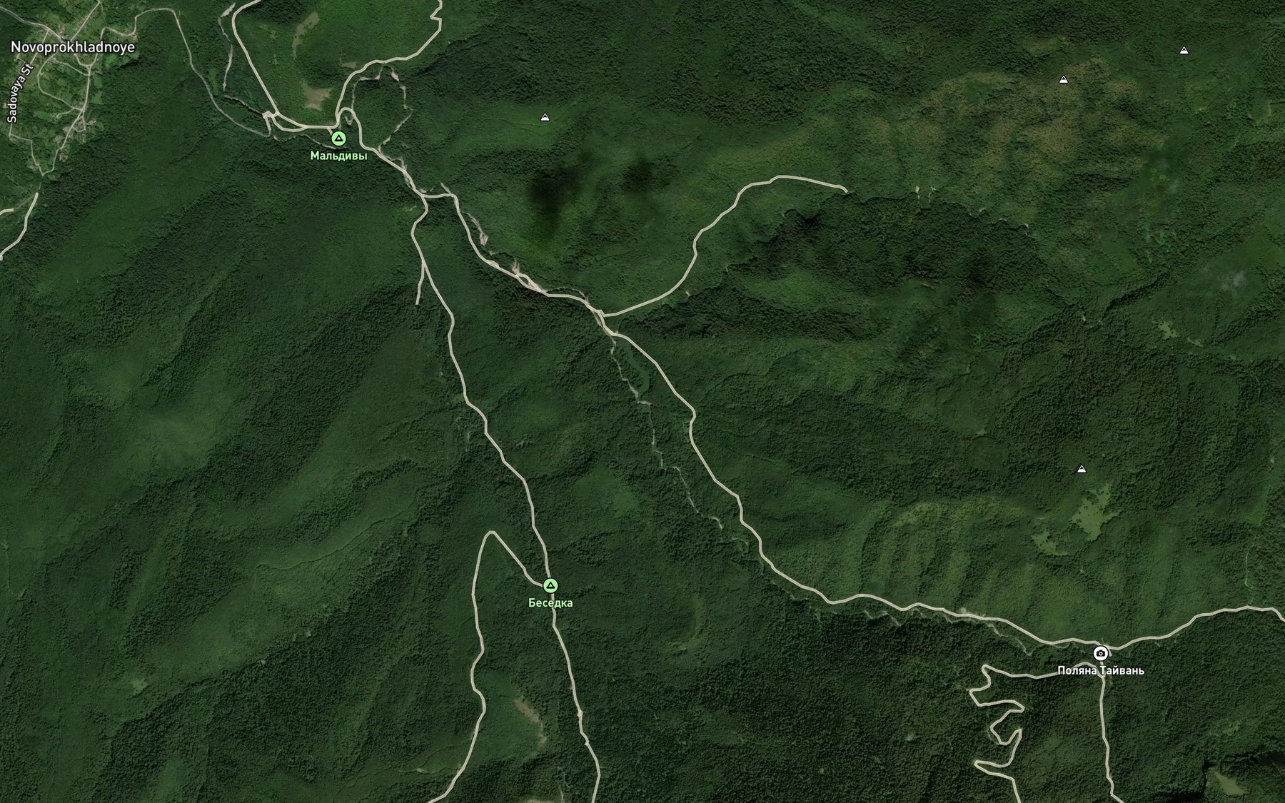 Satellite map of the Uzdychish