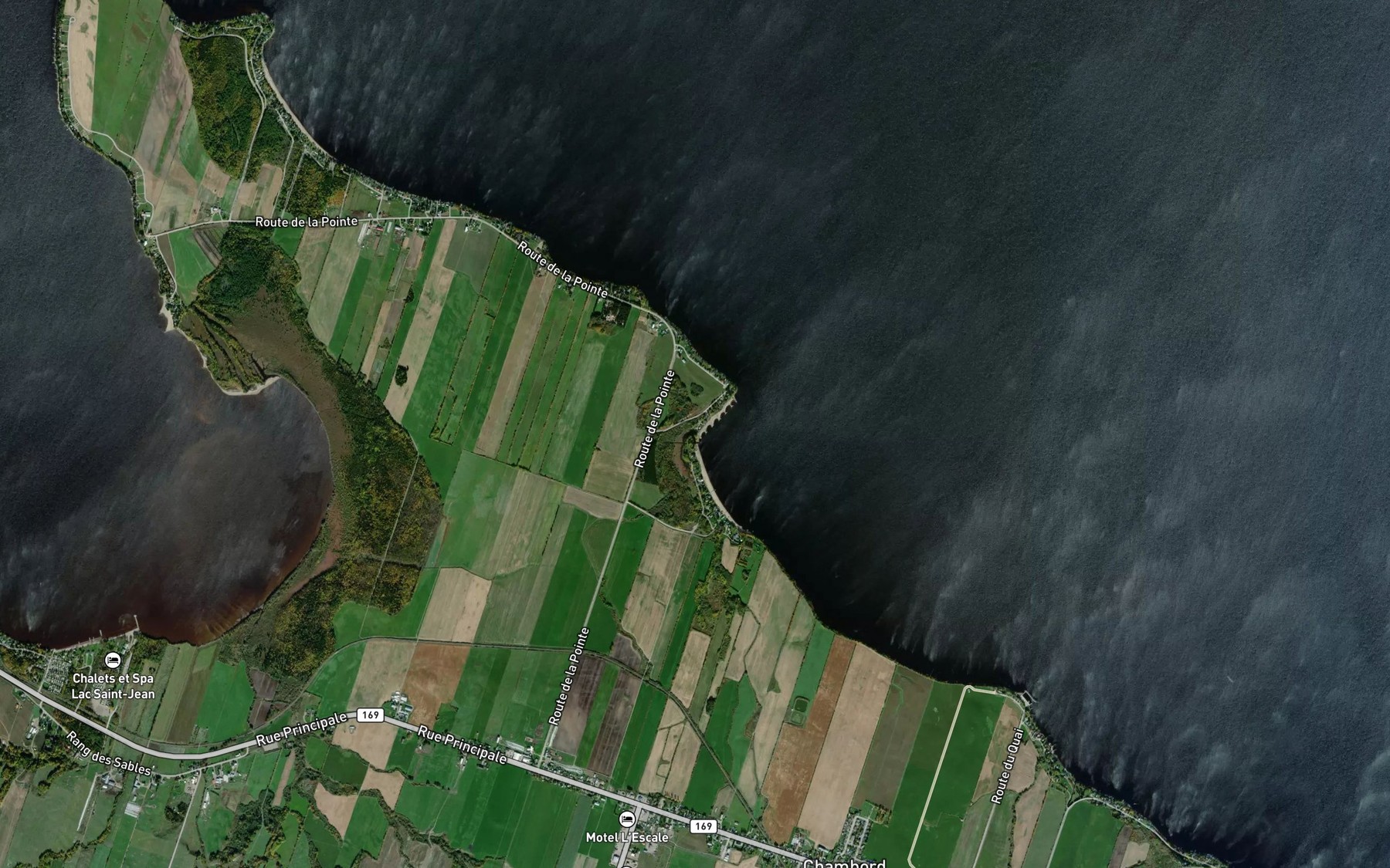 Satellite map of the Ruisseau Pacaud