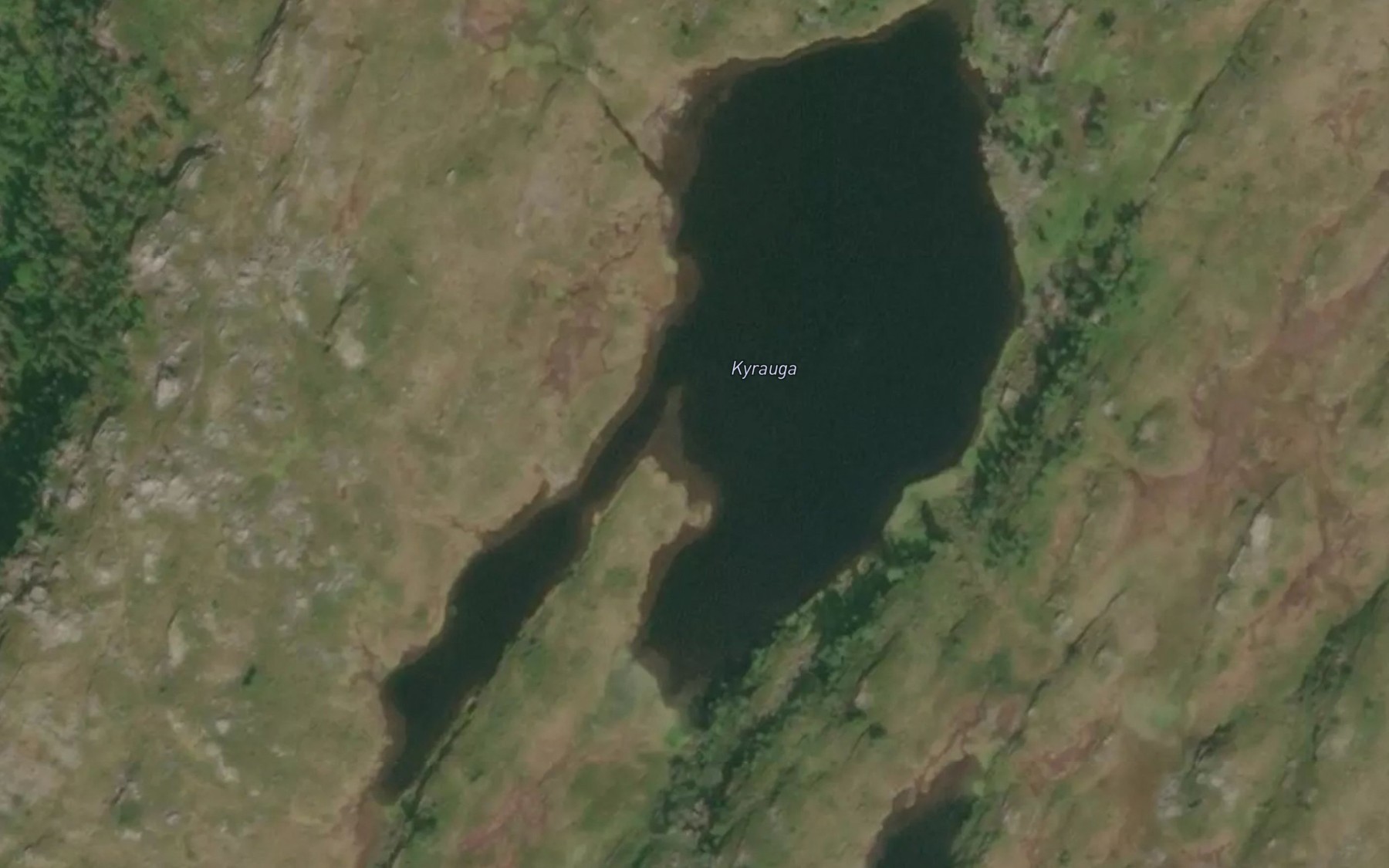 Satellite map of the Kyrauga