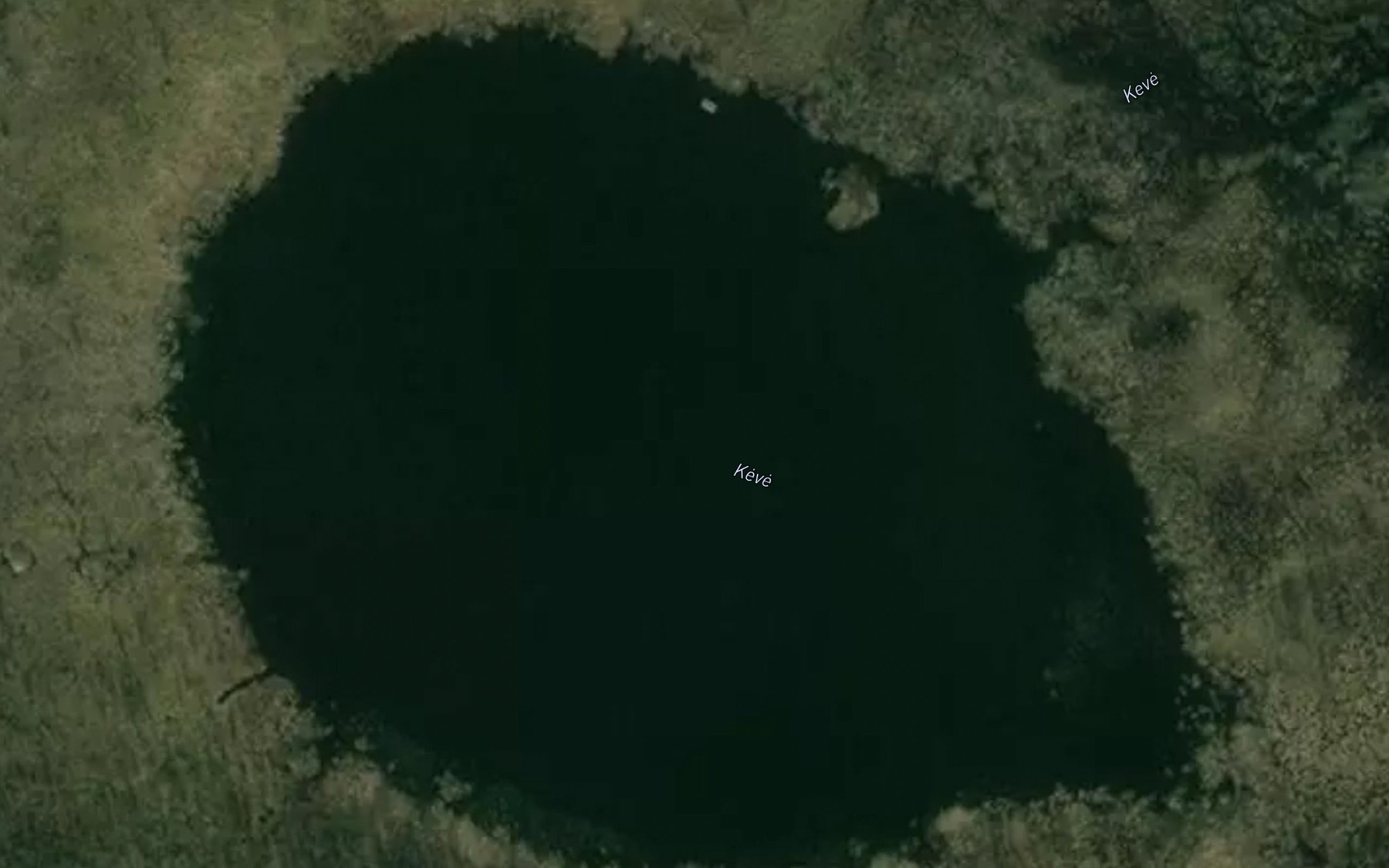 Satellite map of the Ezeras Keve