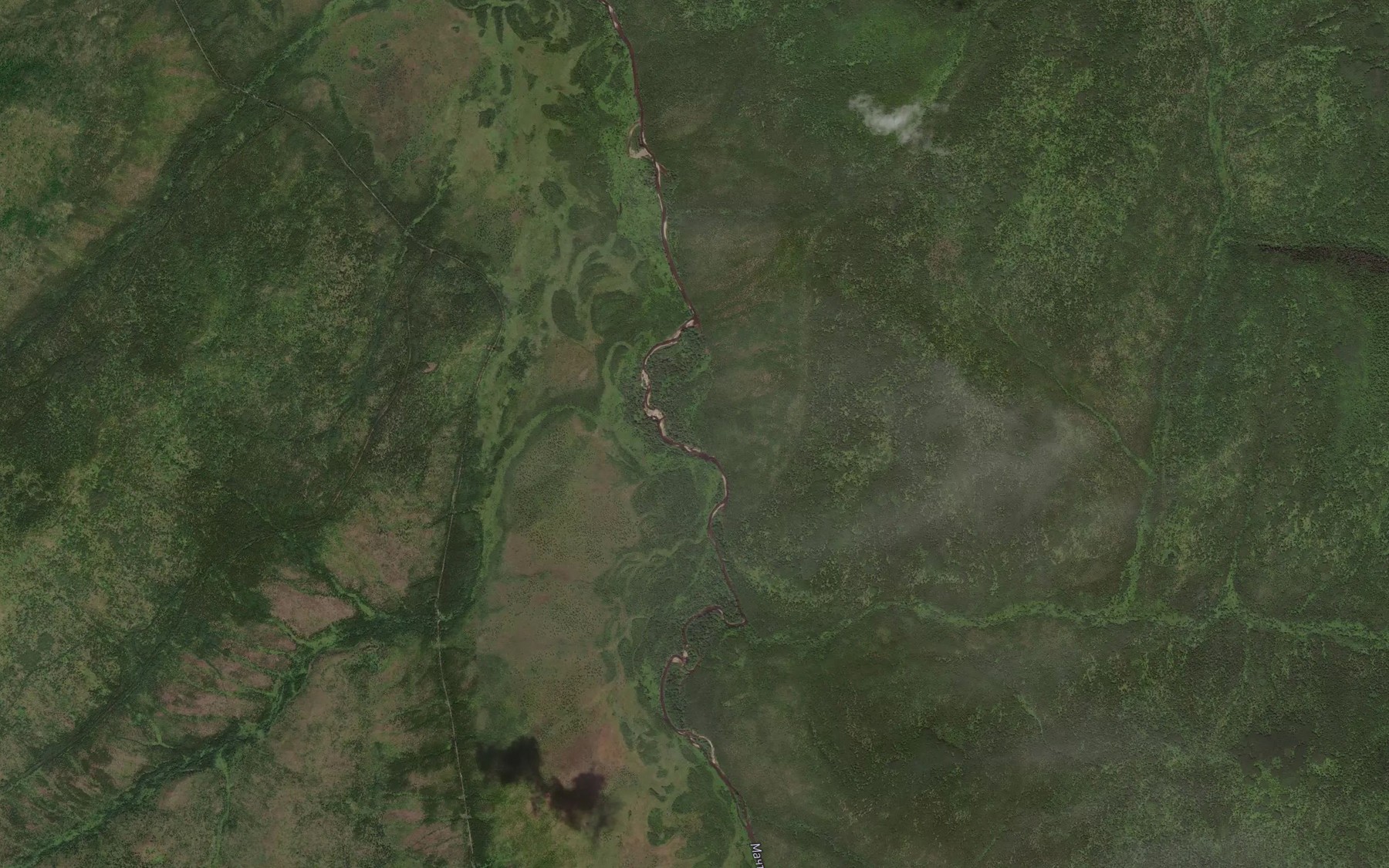Satellite map of the Klyuch Dzhaggi