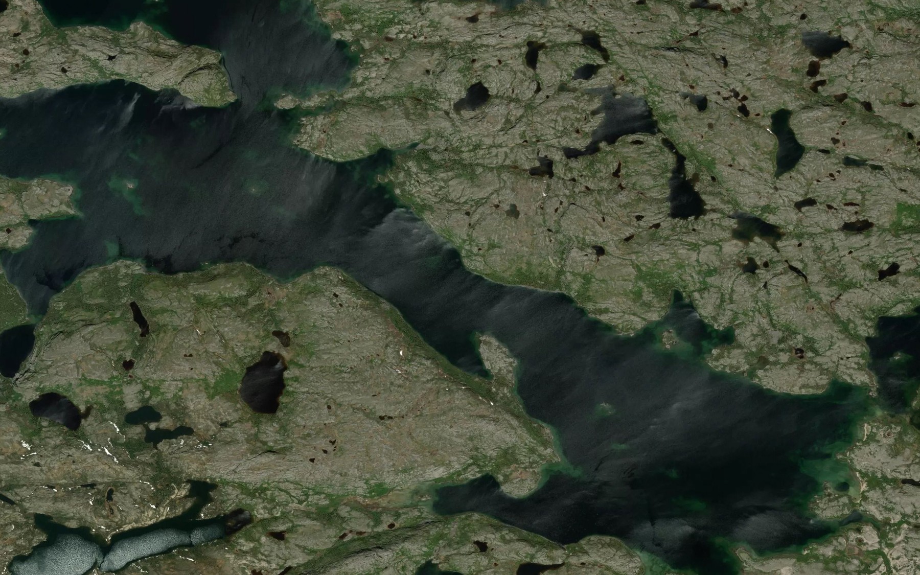 Satellite map of the Baie Ogier