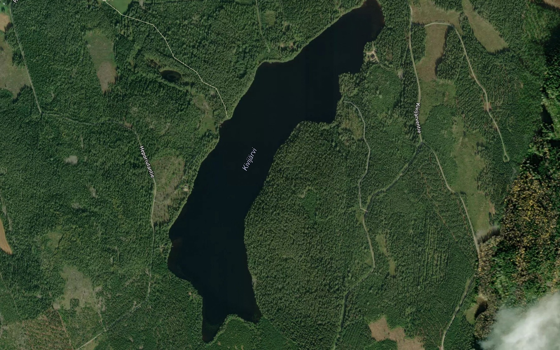 Satellite map of the Kivijarvi
