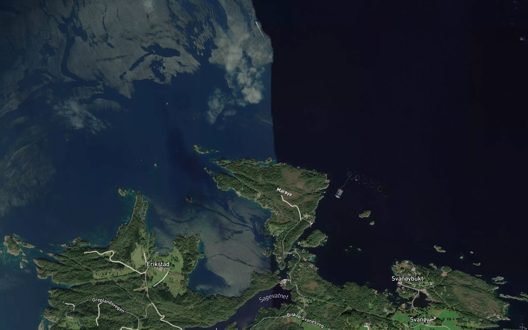 Satellite map of the Biskophamna