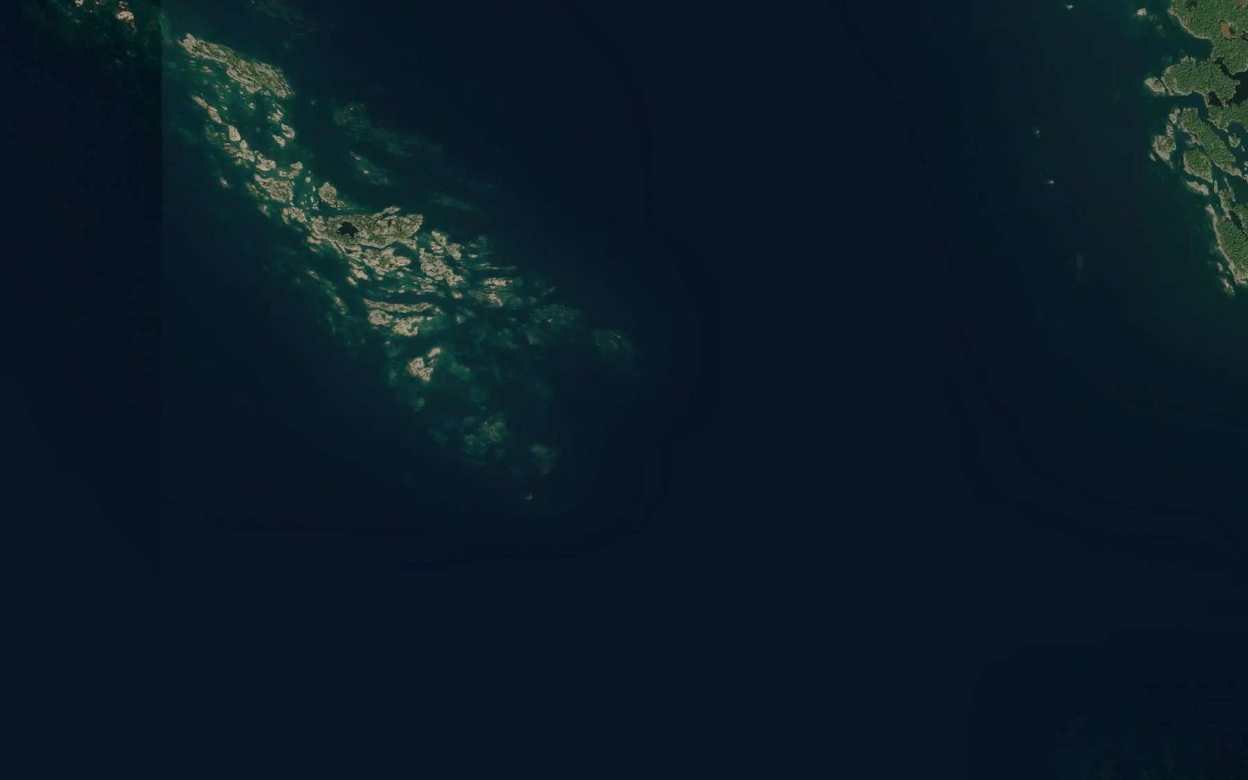 Satellite map of the Cook Reef