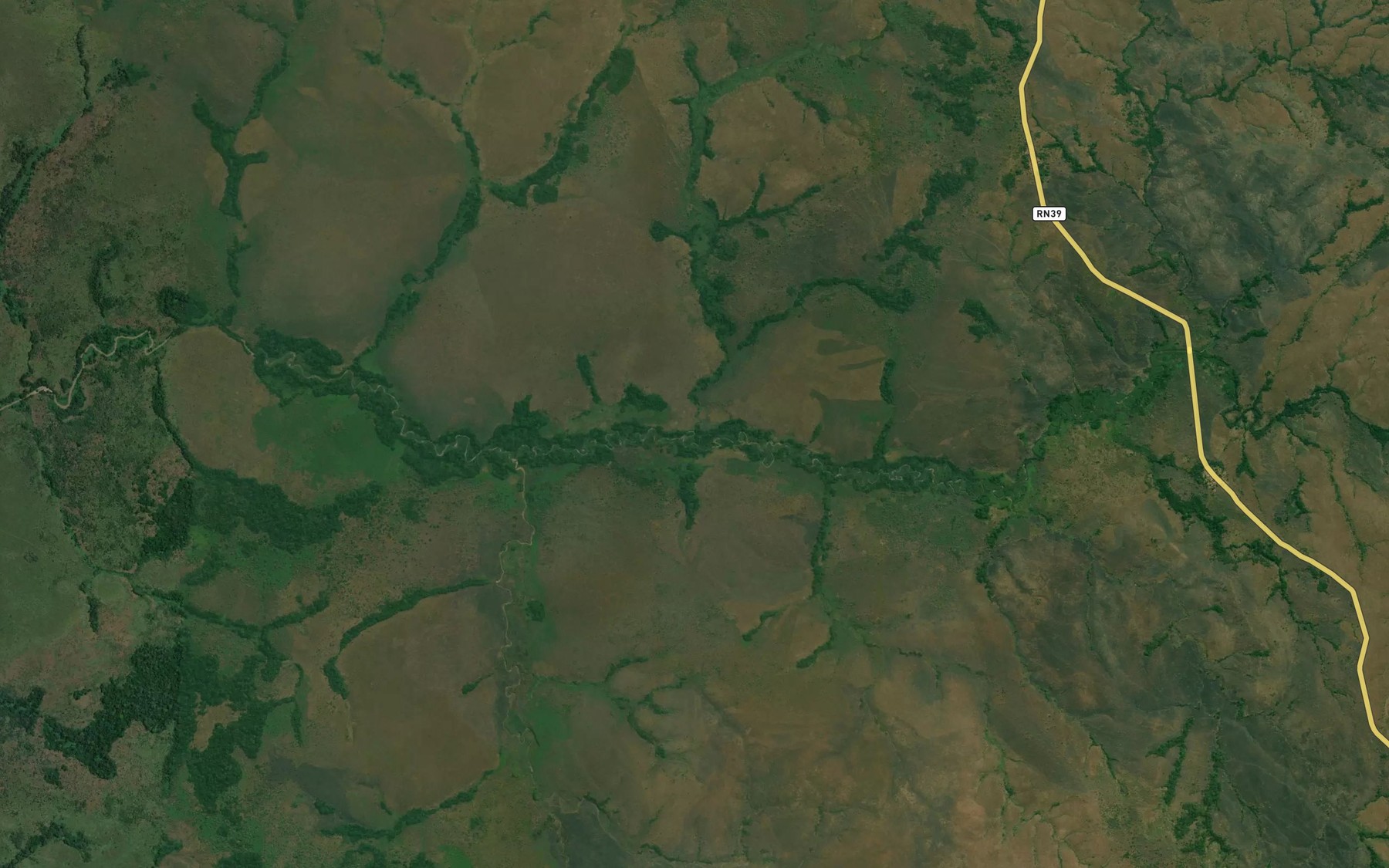 Satellite map of the Mulengweshi