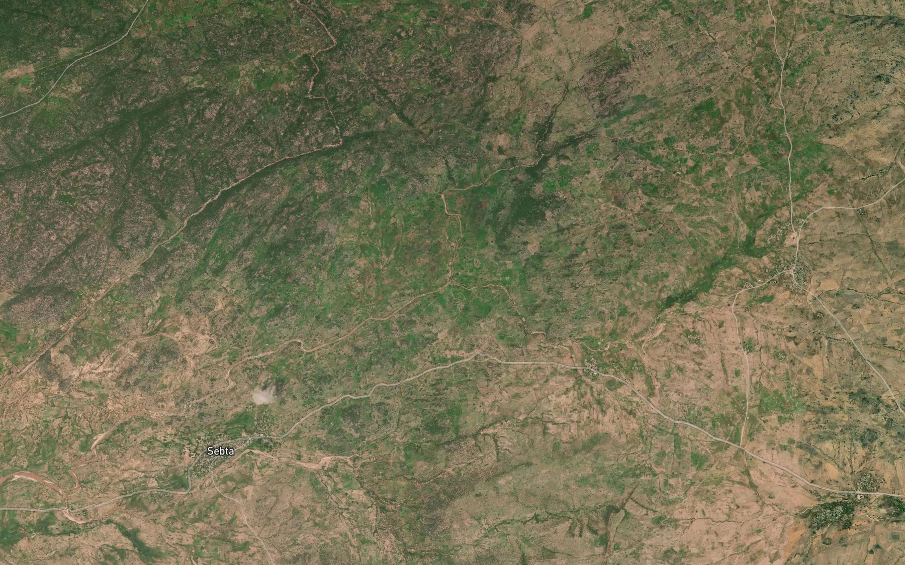 Satellite map of the MayelSeno