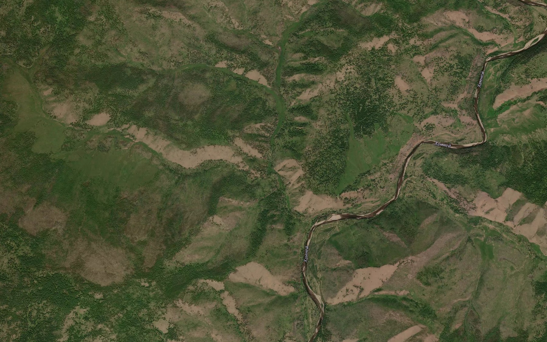 Satellite map of the Pravaya Shuguyta