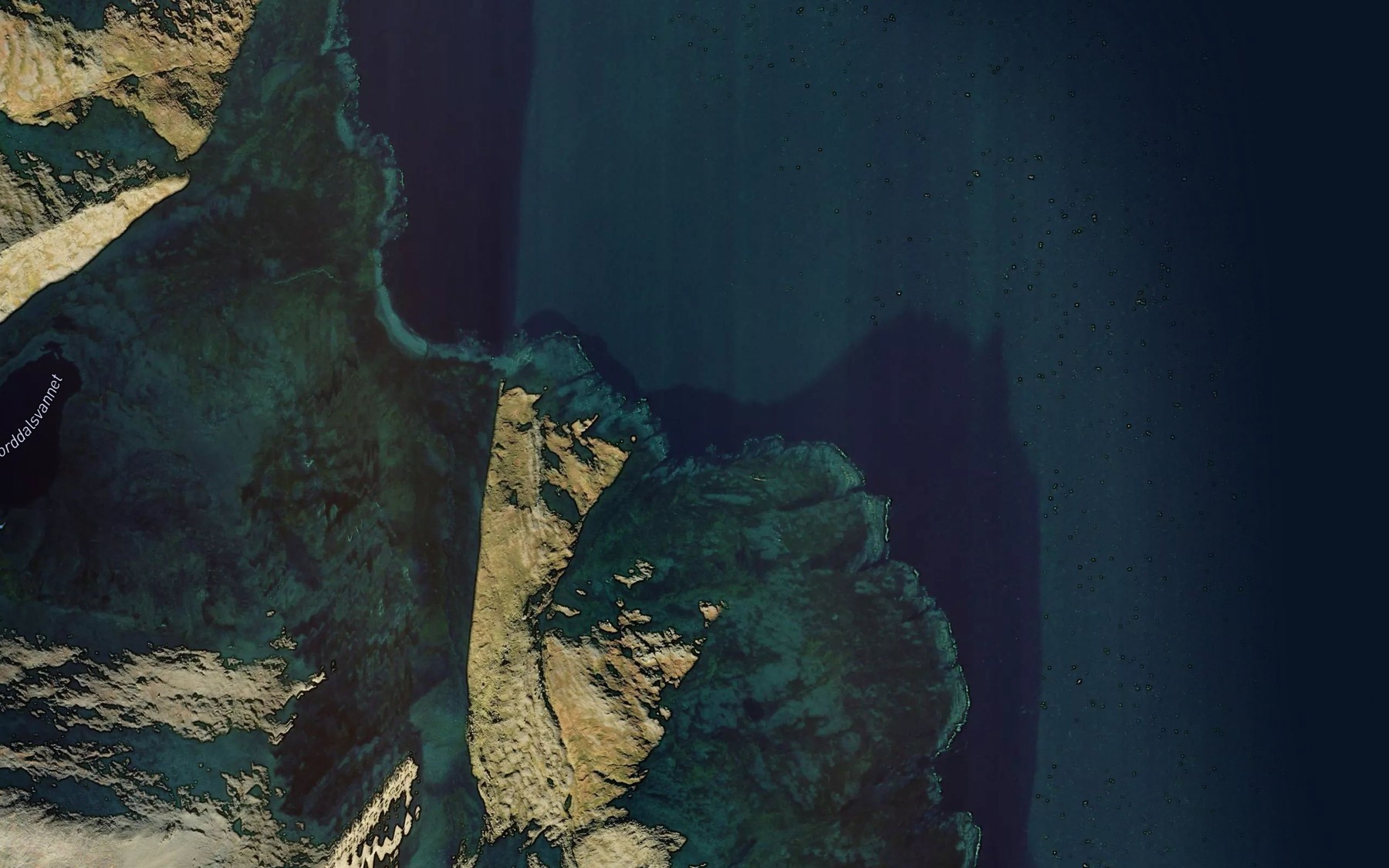 Satellite map of the Lille Moldfarvika