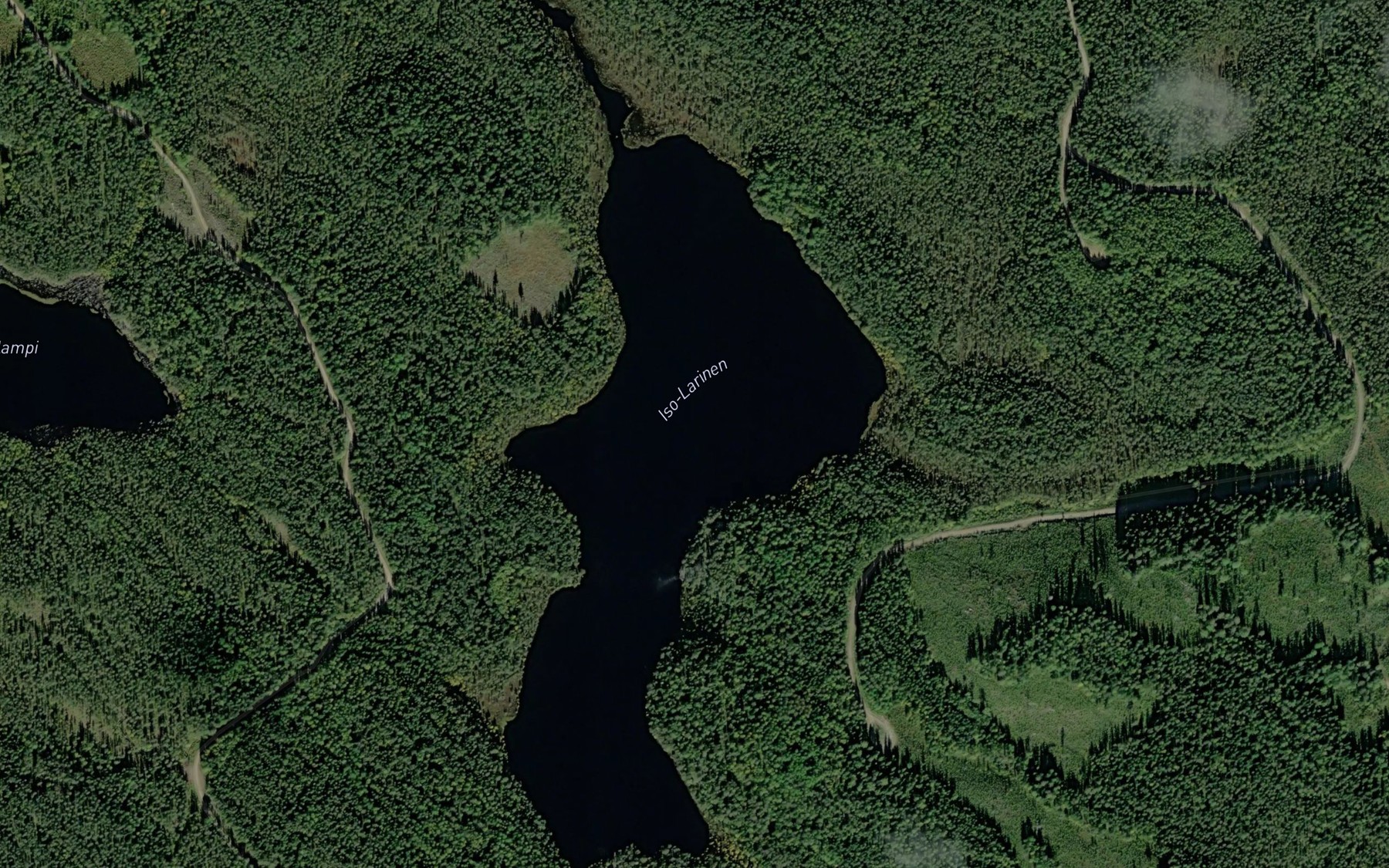 Satellite map of the Iso-Larinen
