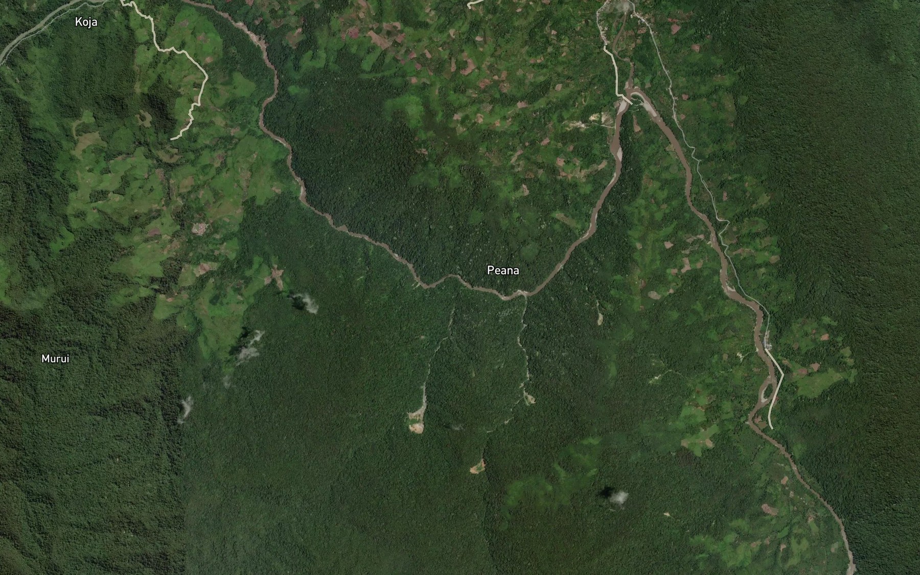 Satellite map of the Uwai Hoke