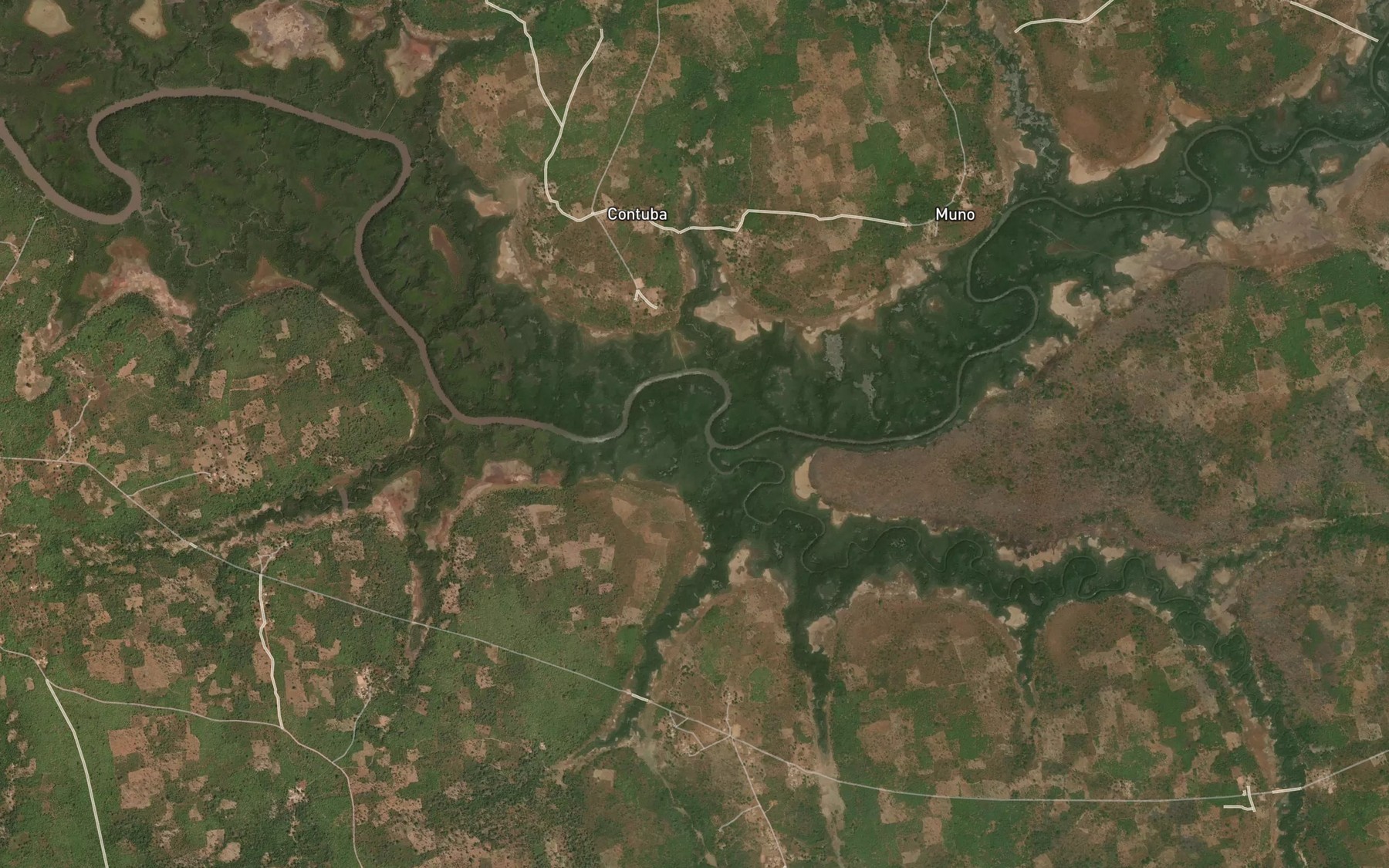 Satellite map of the Rio de Inquida