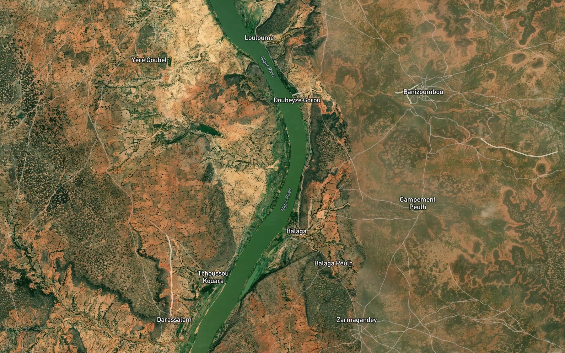 Satellite map of the Zankom
