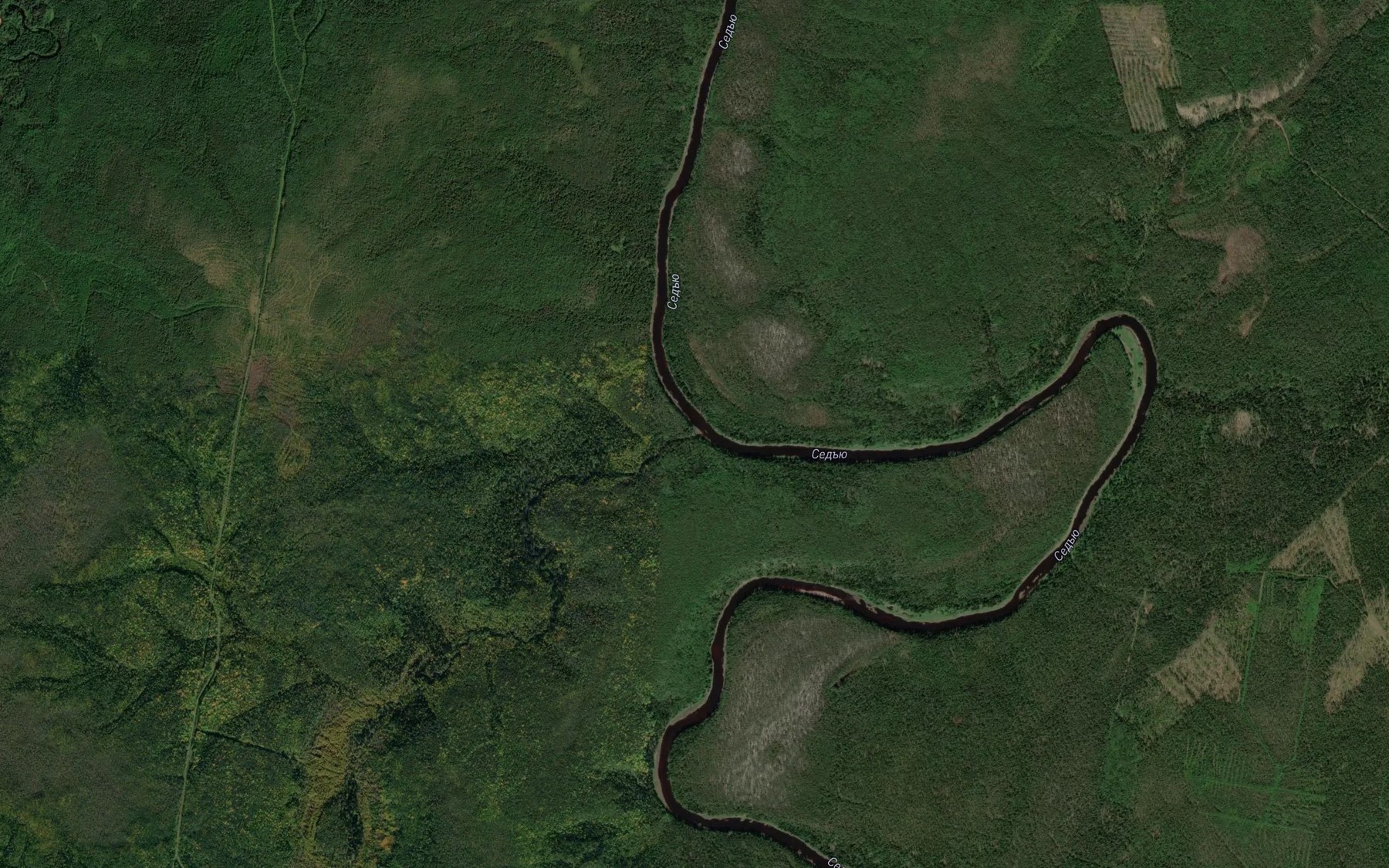 Satellite map of the Gnilaya