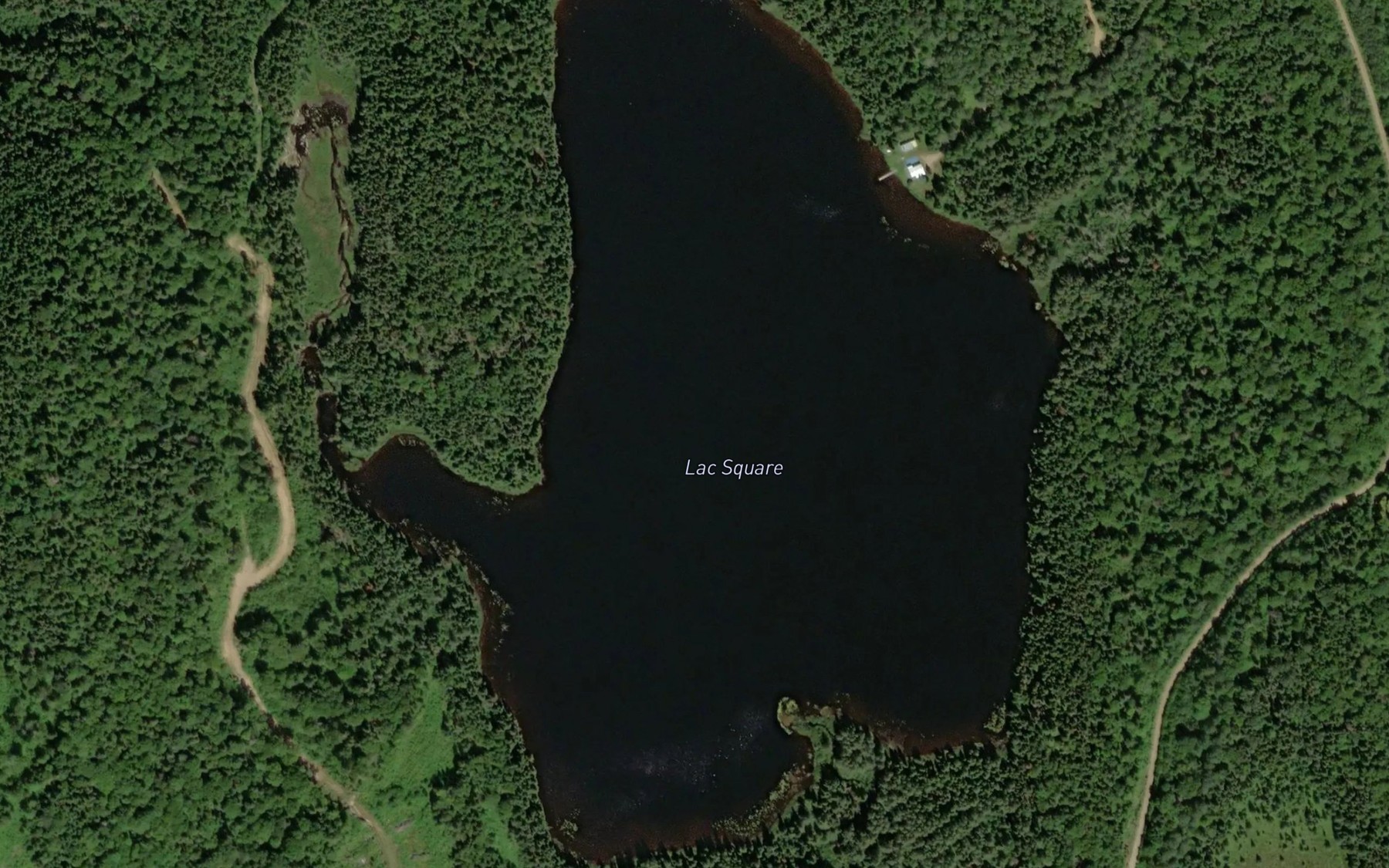 Satellite map of the Lac Square