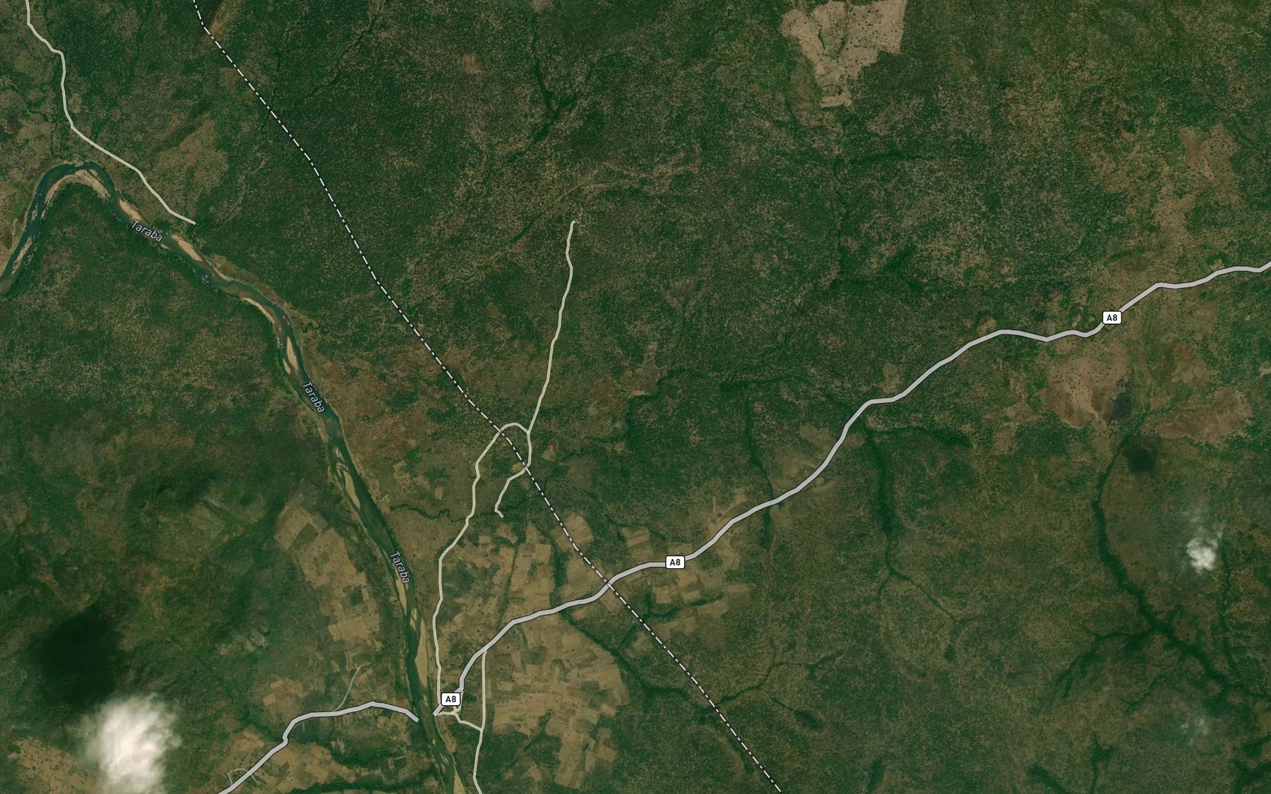 Satellite map of the RiverPagsaton