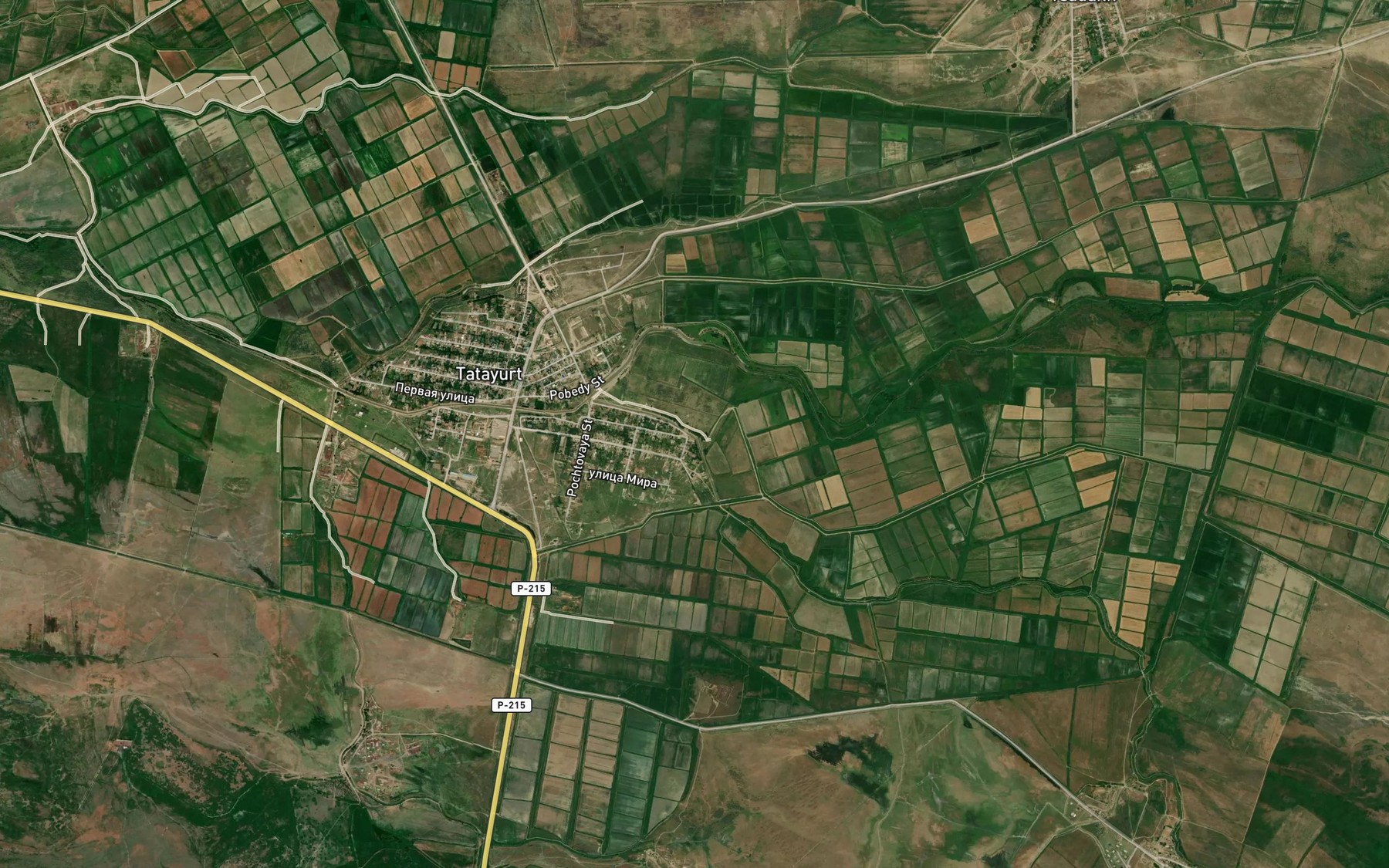 Satellite map of the Kanal Shprengel