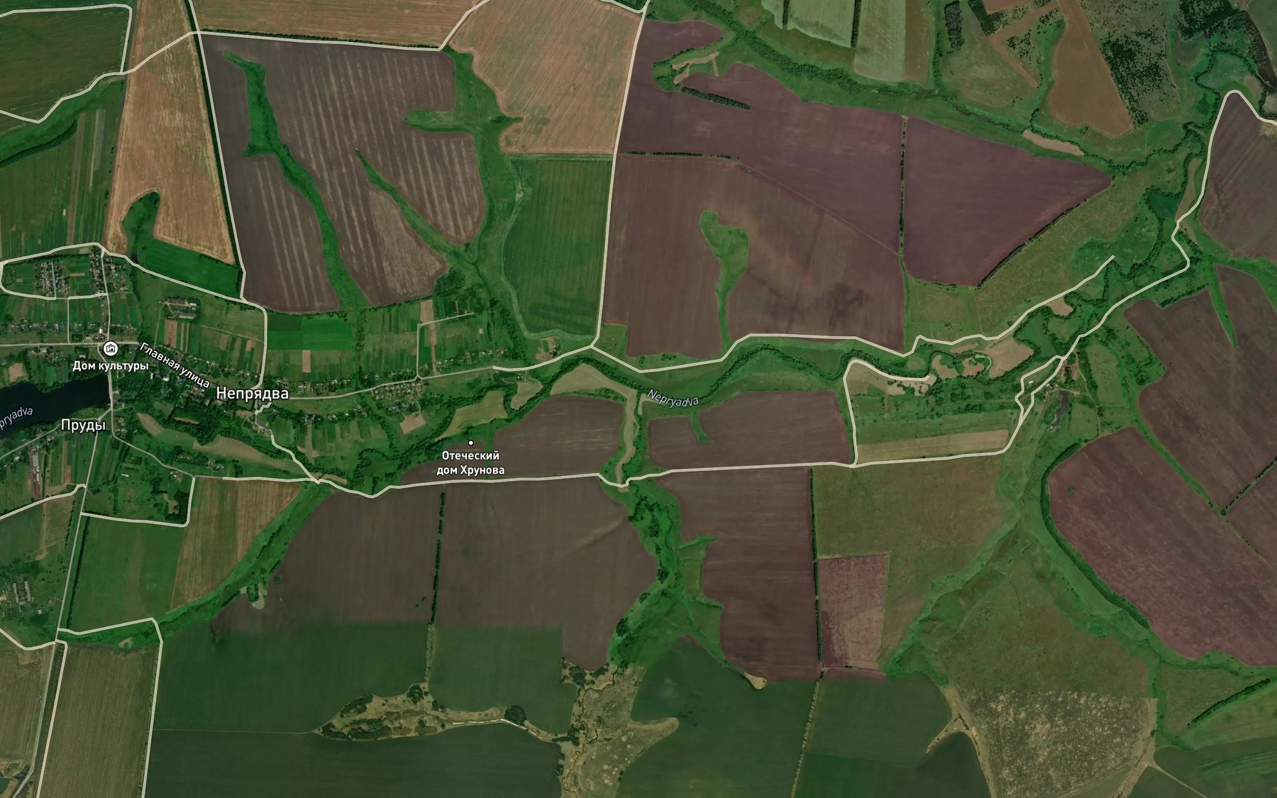 Satellite map of the Filippovka