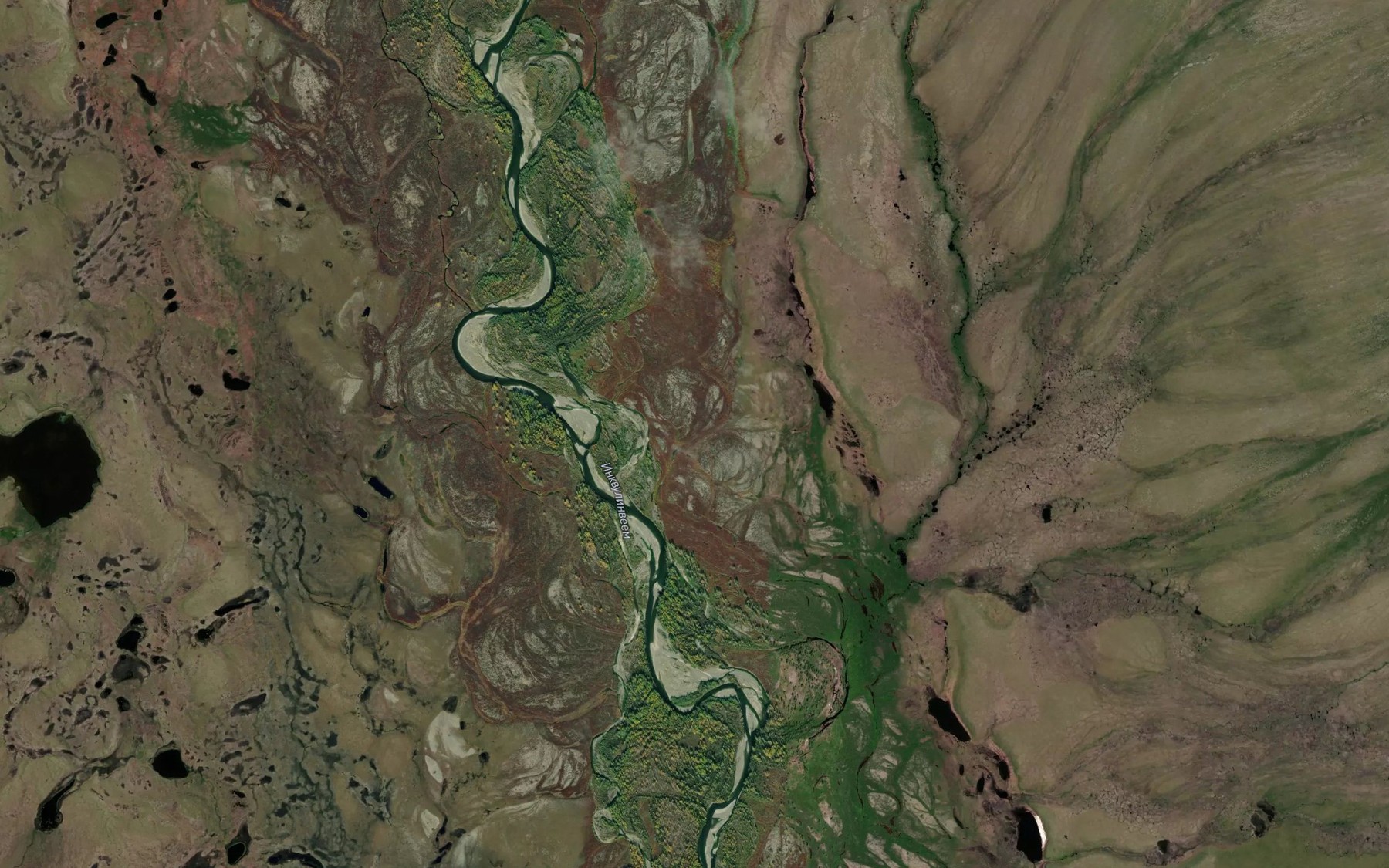 Satellite map of the Orandel