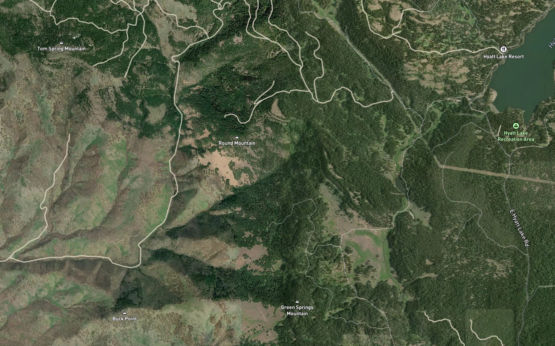 Satellite map of the Ashland Lateral