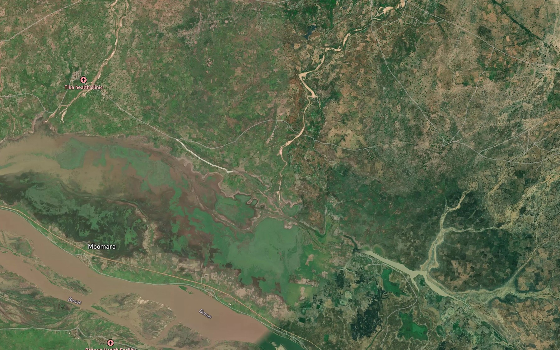 Satellite map of the MayoZandi