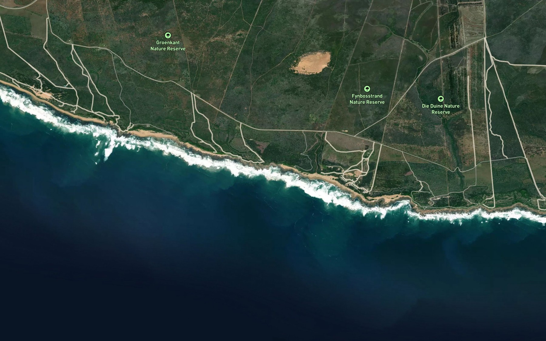 Satellite map of the Le Grange se Baai