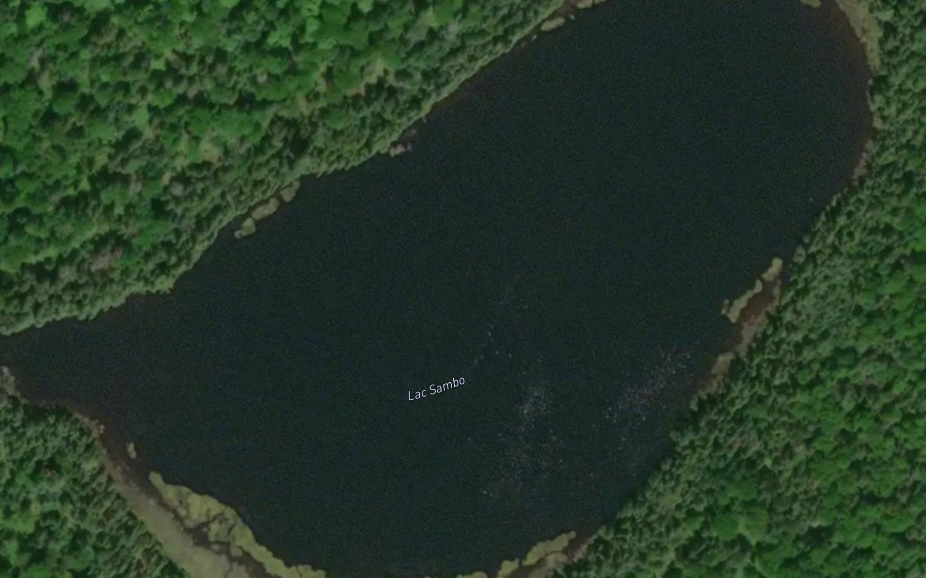 Satellite map of the Lac Sambo