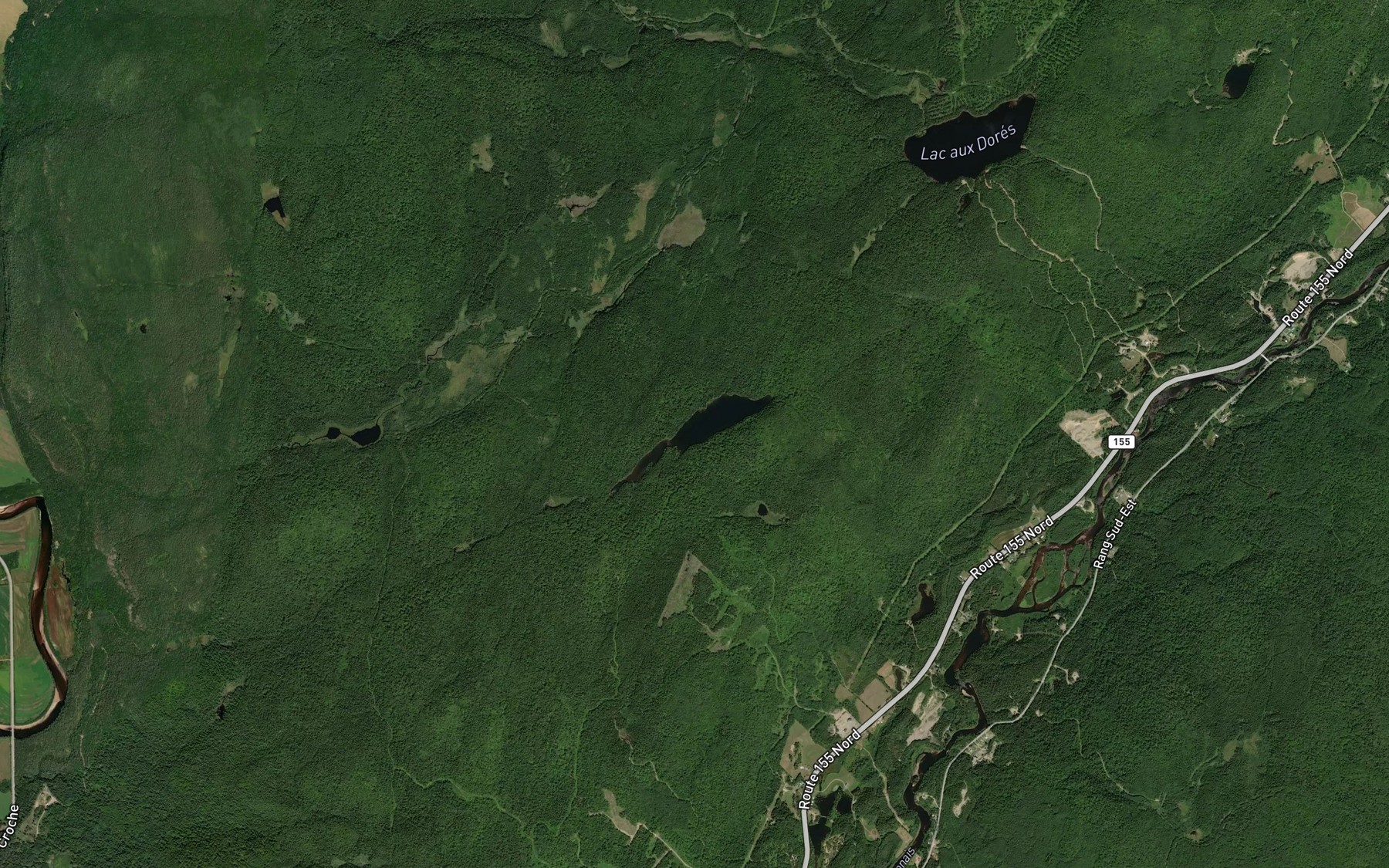 Satellite map of the Lac Marchand
