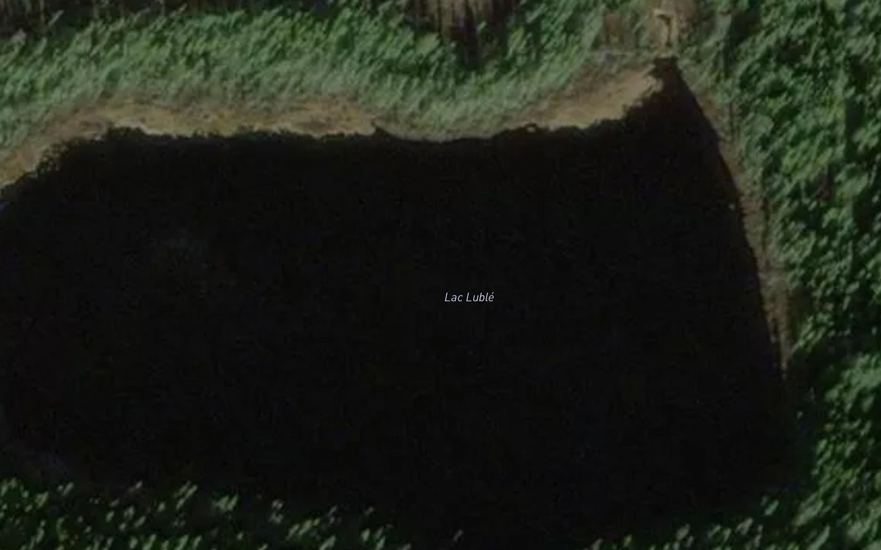 Satellite map of the Lac Luble