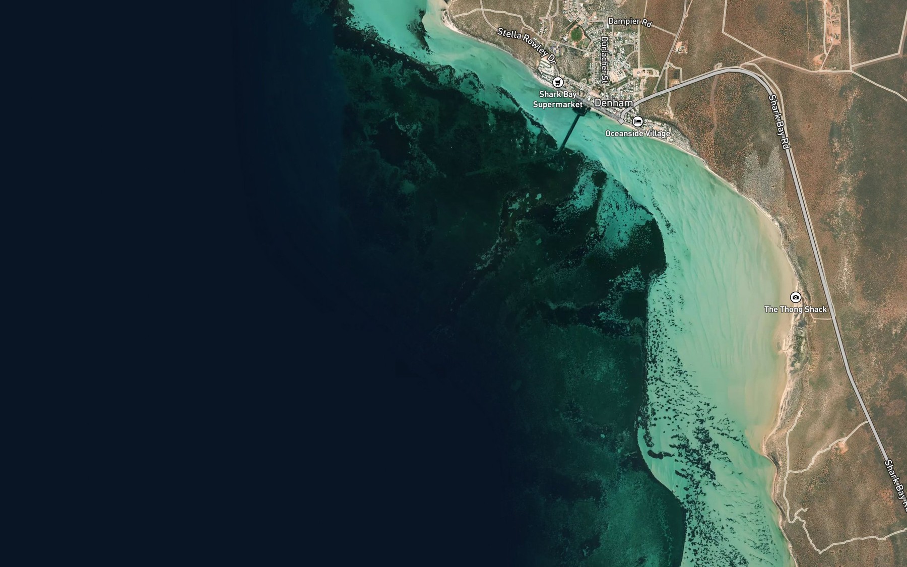 Satellite map of the Knight Bank