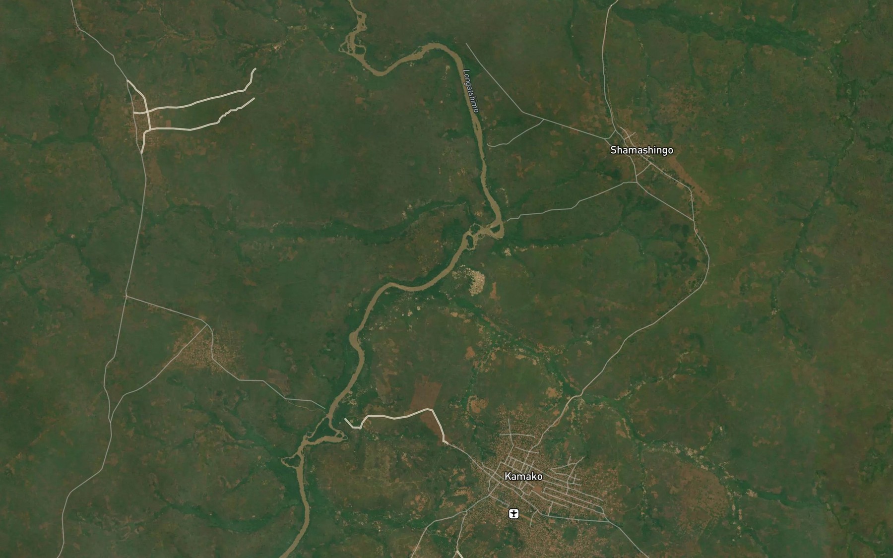 Satellite map of the Kamatundu