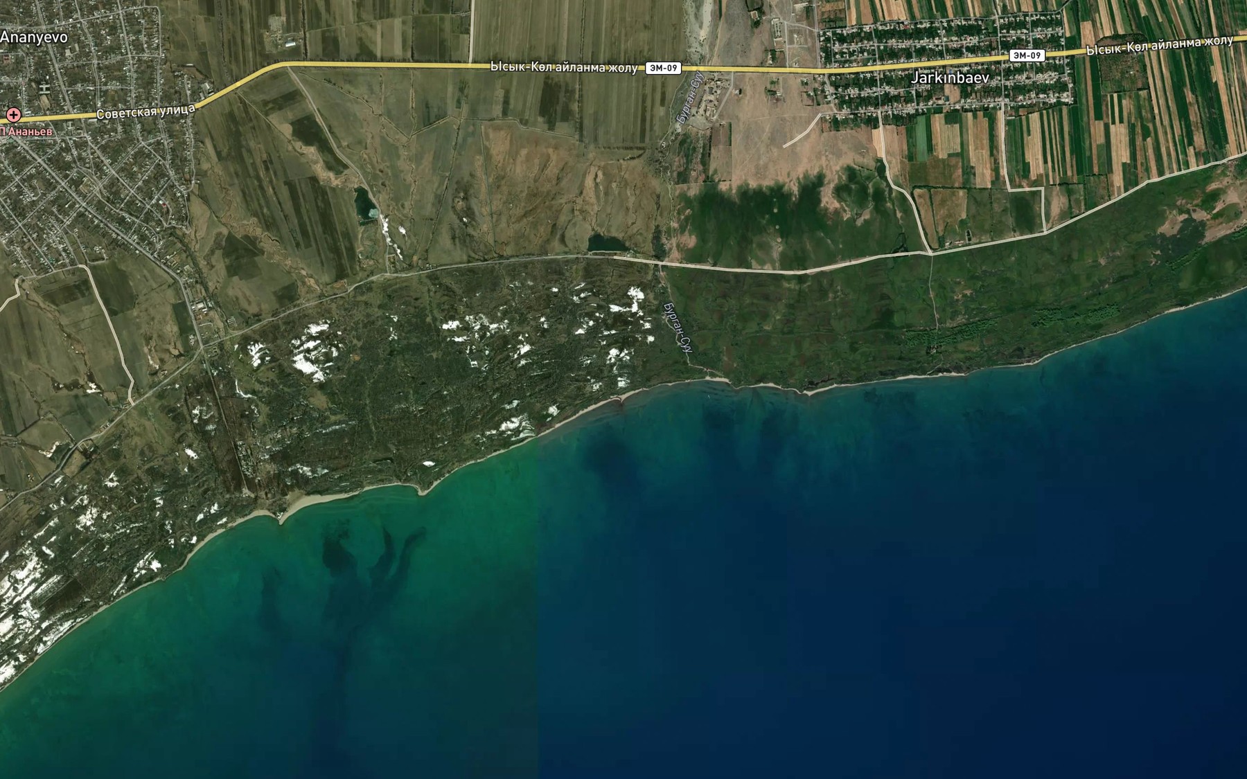 Satellite map of the Karaldyube