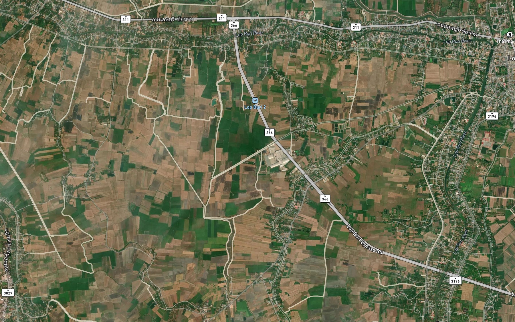 Satellite map of the Nong Ta Daeng