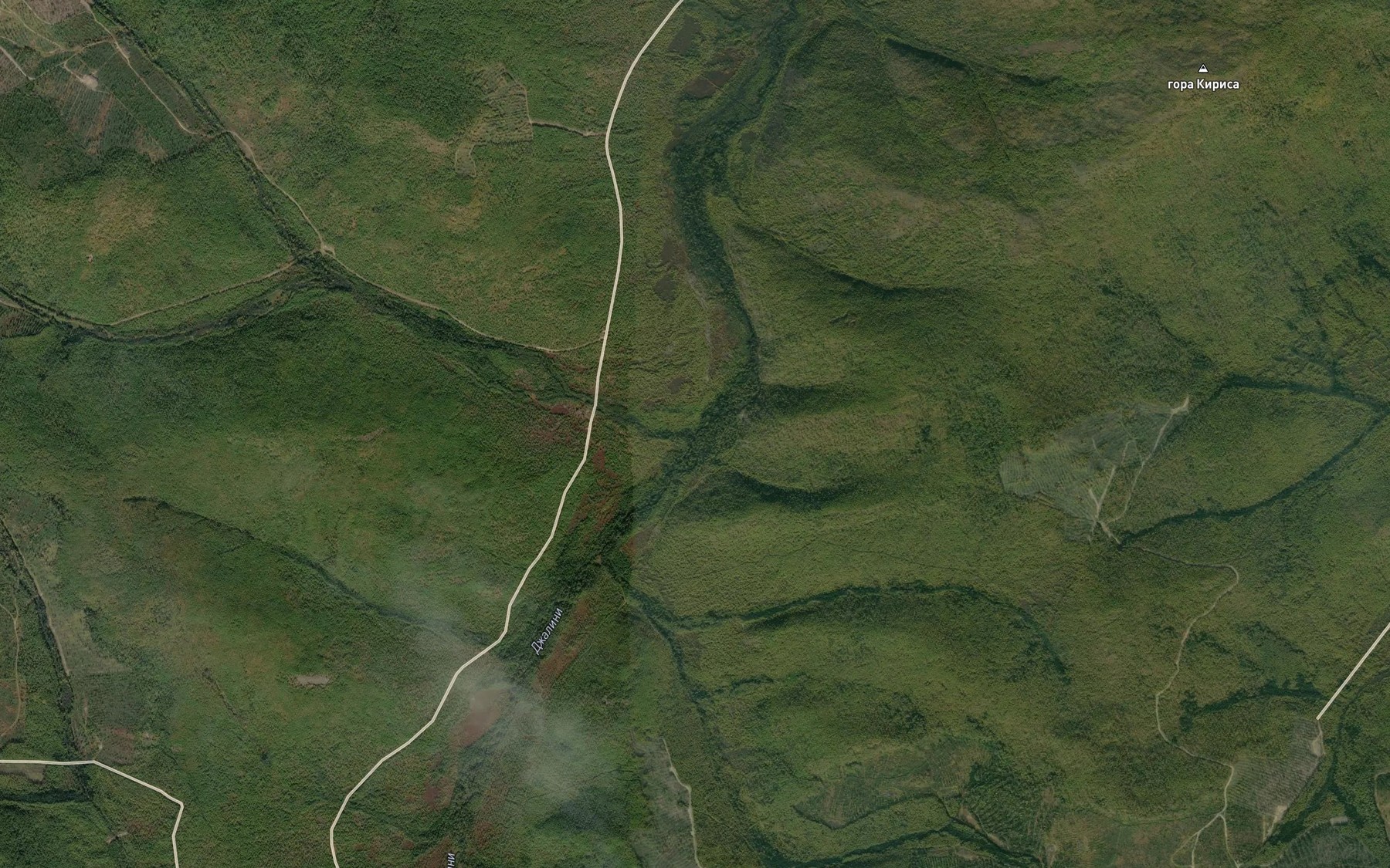 Satellite map of the Vilka