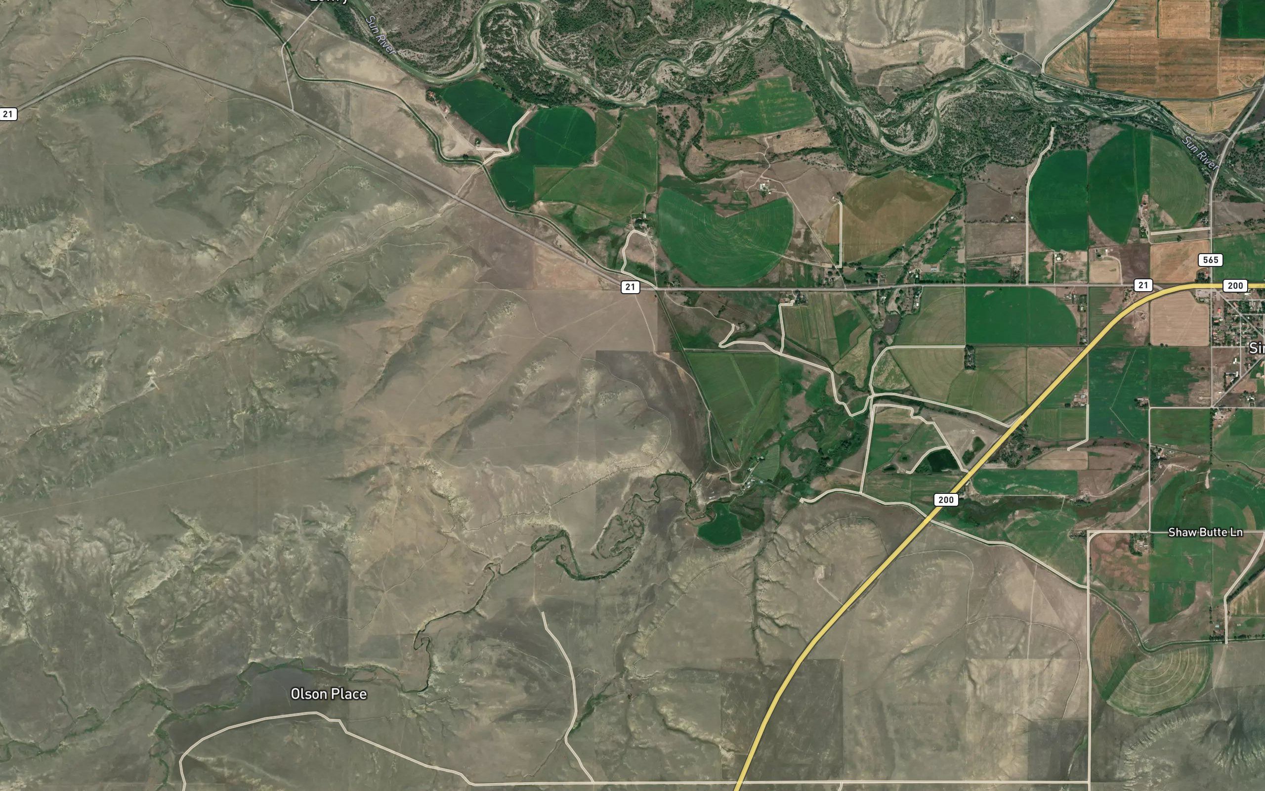 Crown Butte Canal
