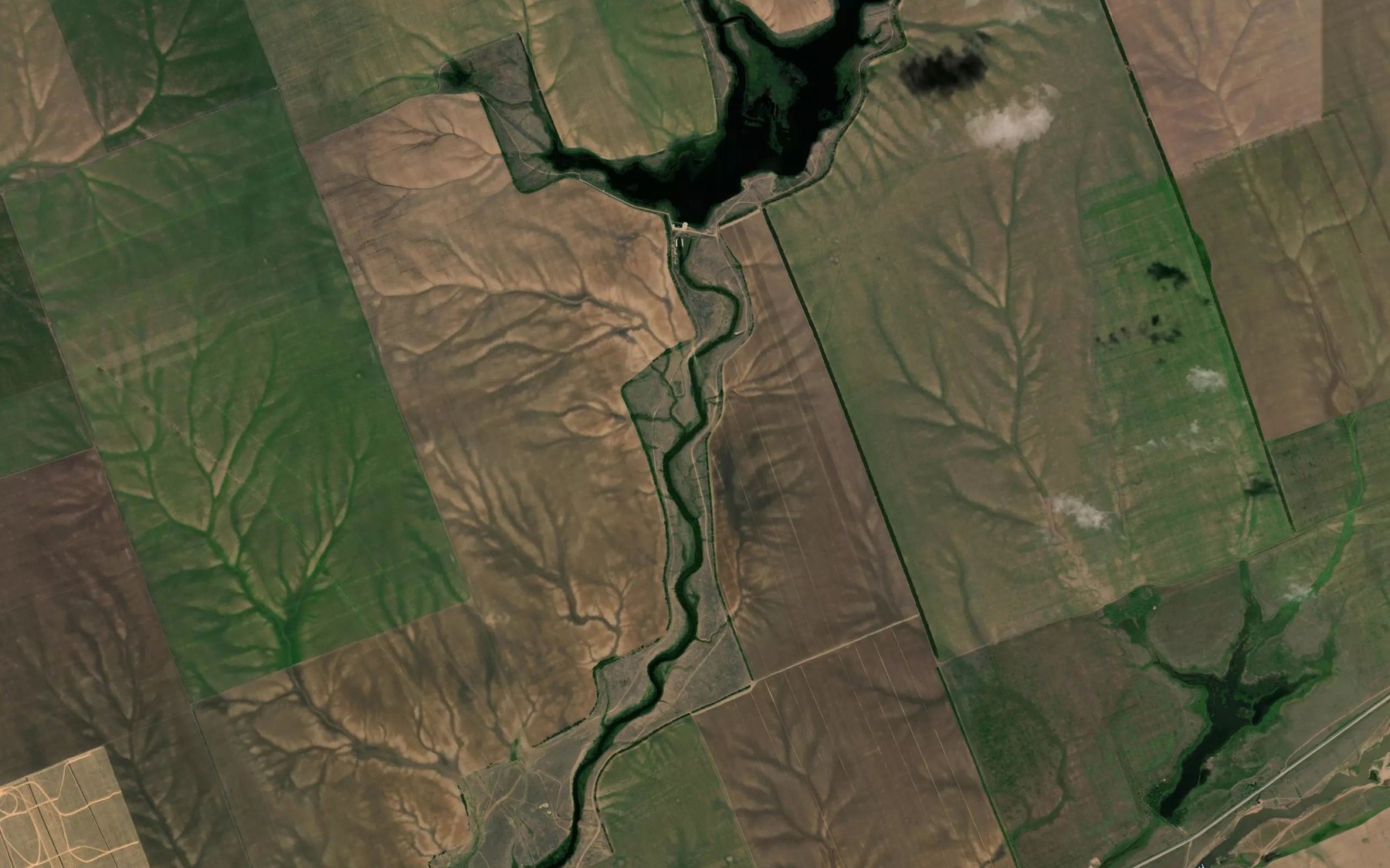 Satellite map of the Balka Lesnaya