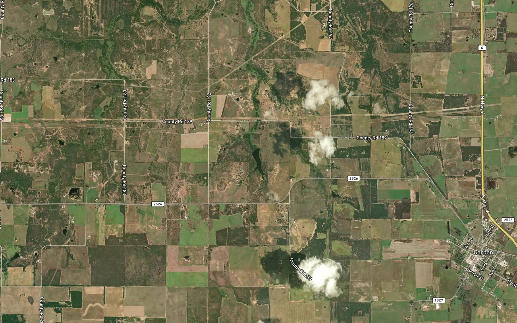 Satellite map of the Griffin Lake
