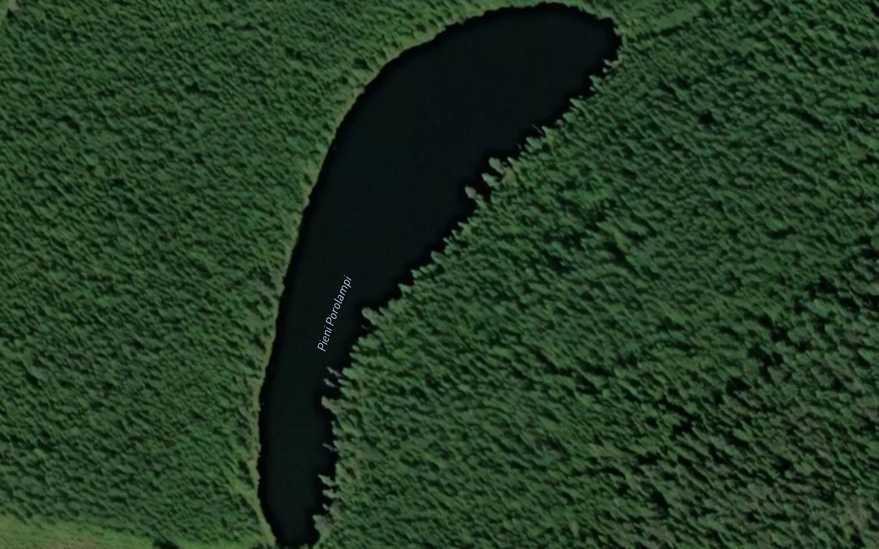 Satellite map of the Pieni Porolampi