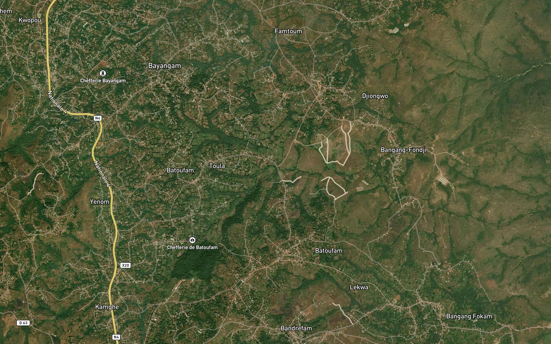 Satellite map of the Lionglong