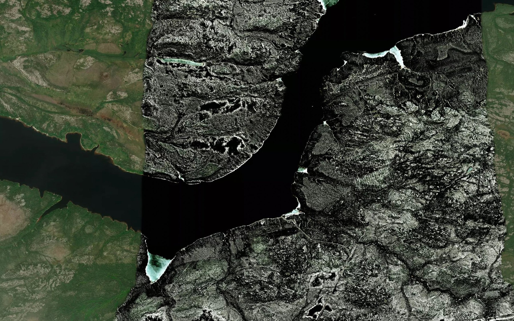 Satellite map of the Ruisseau Mintuwataw
