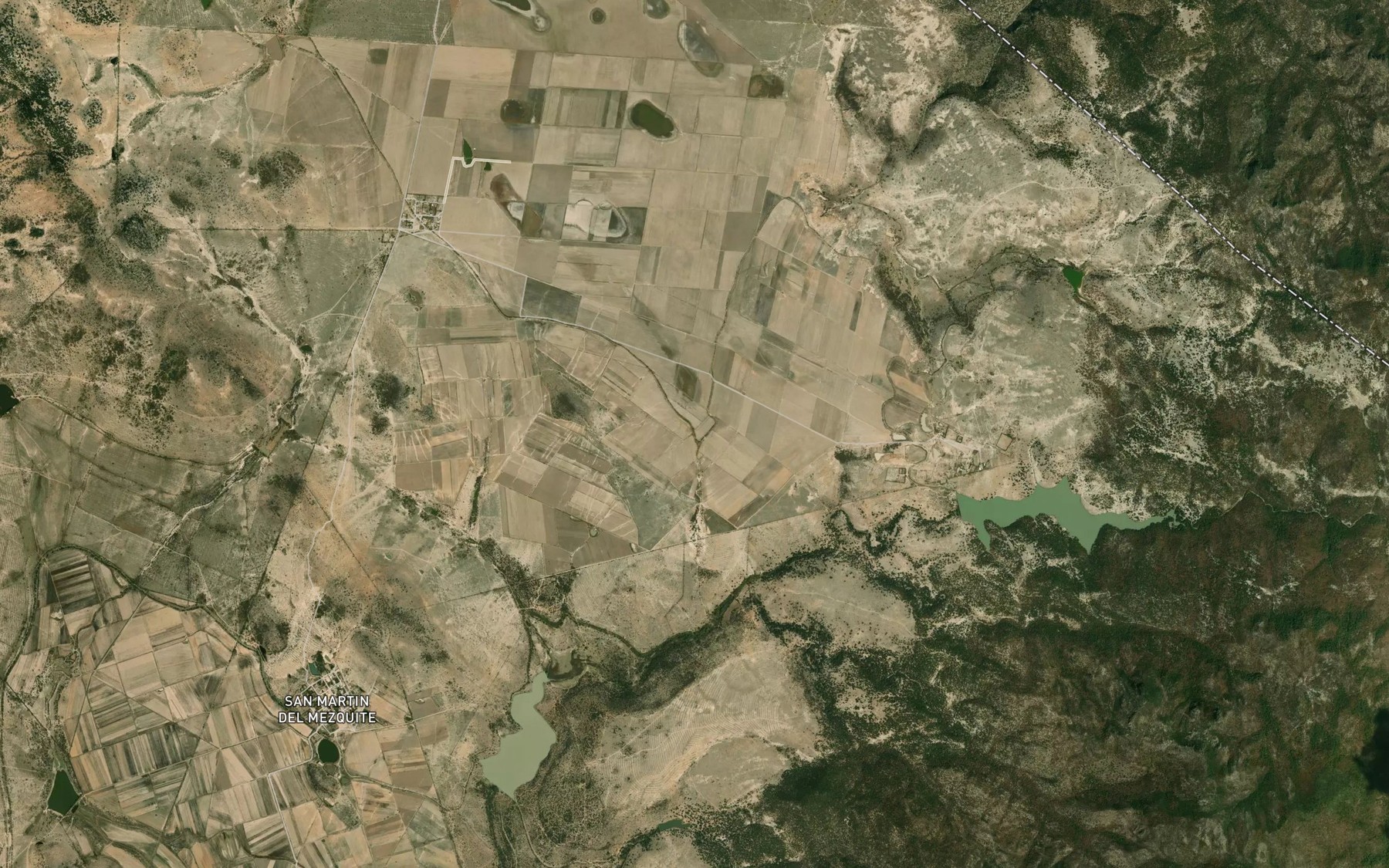 Satellite map of the El Pinito