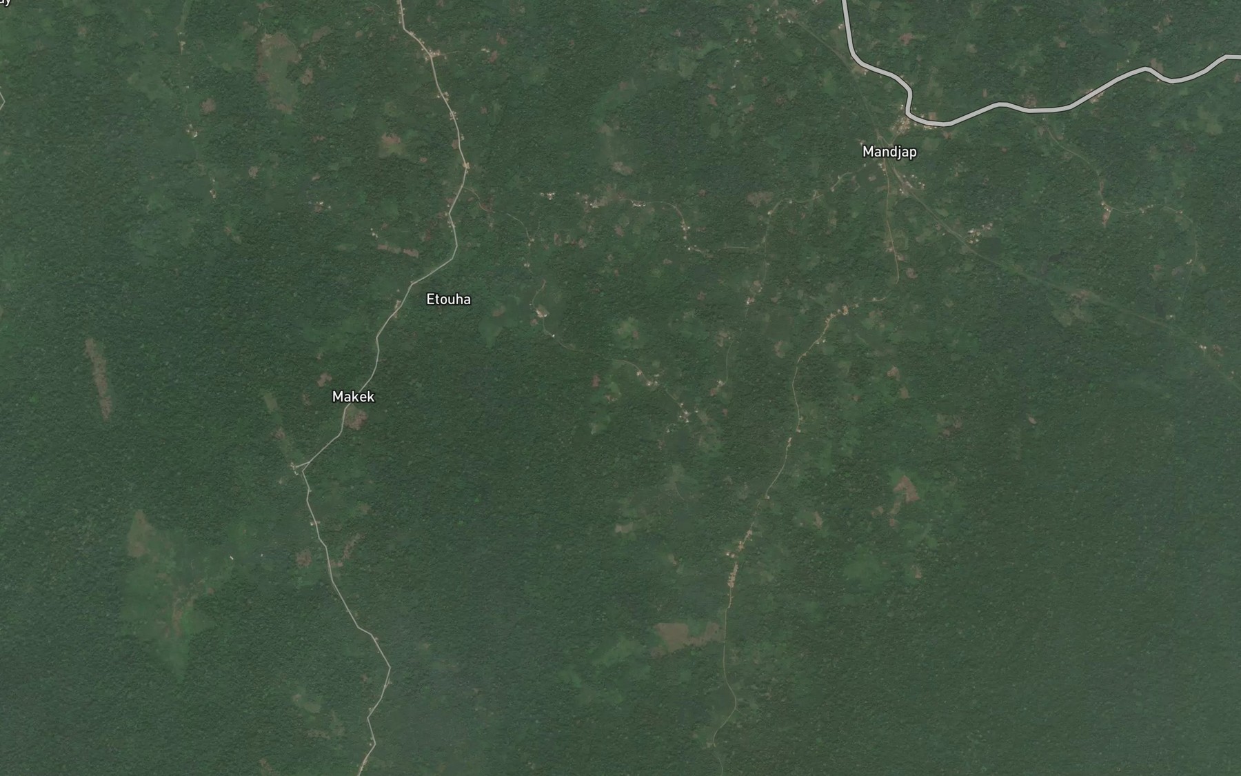 Satellite map of the Poum