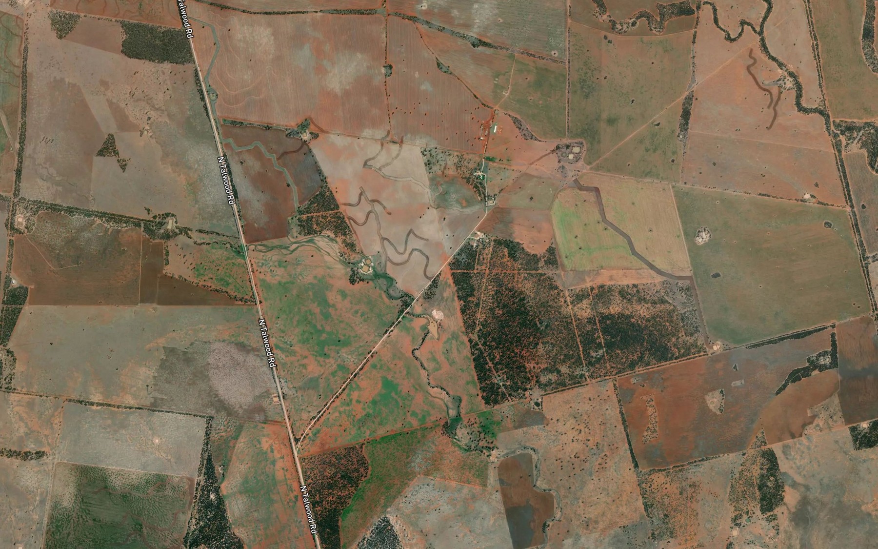 Satellite map of the Bombyanna Creek