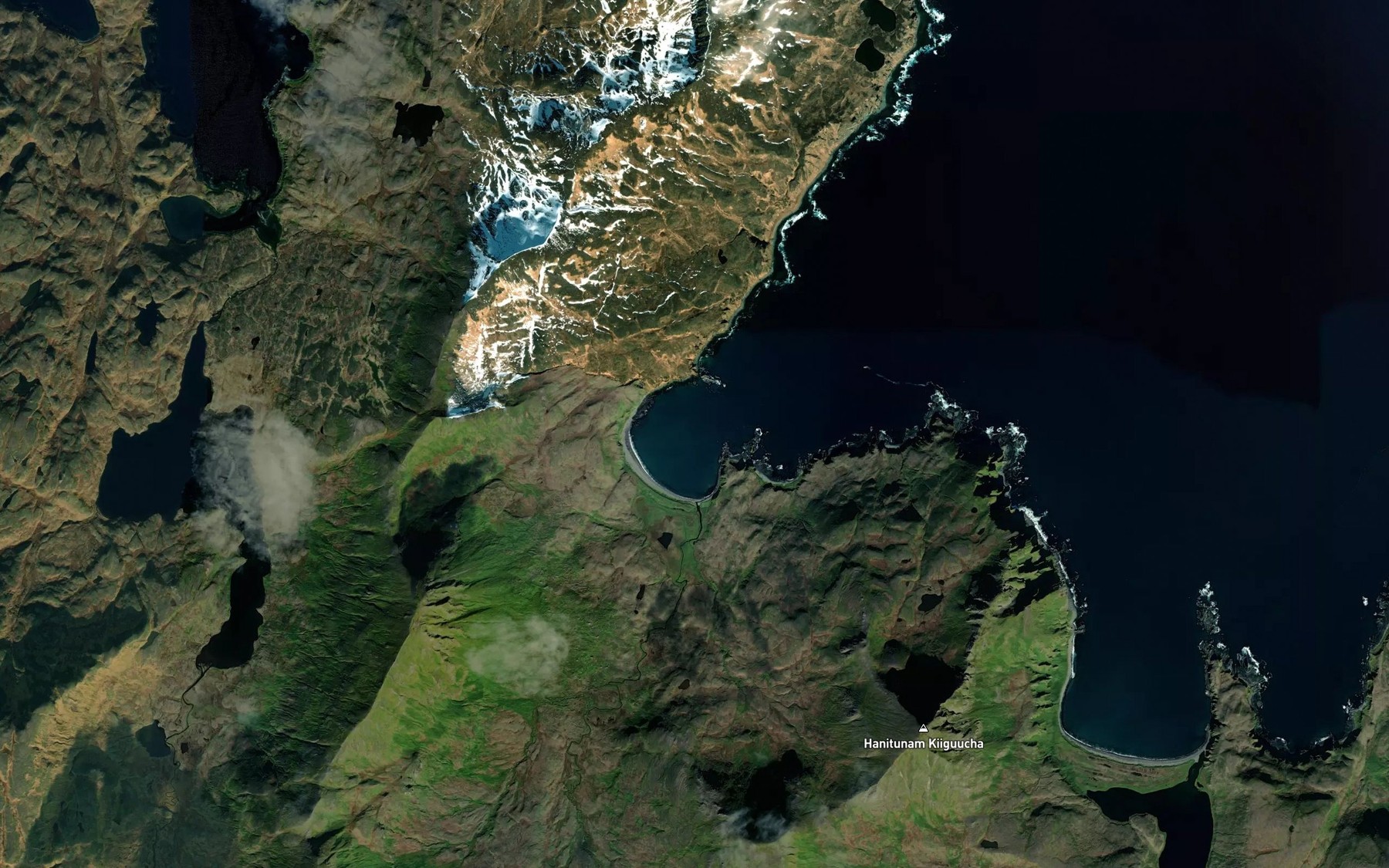 Satellite map of the Chagazudax